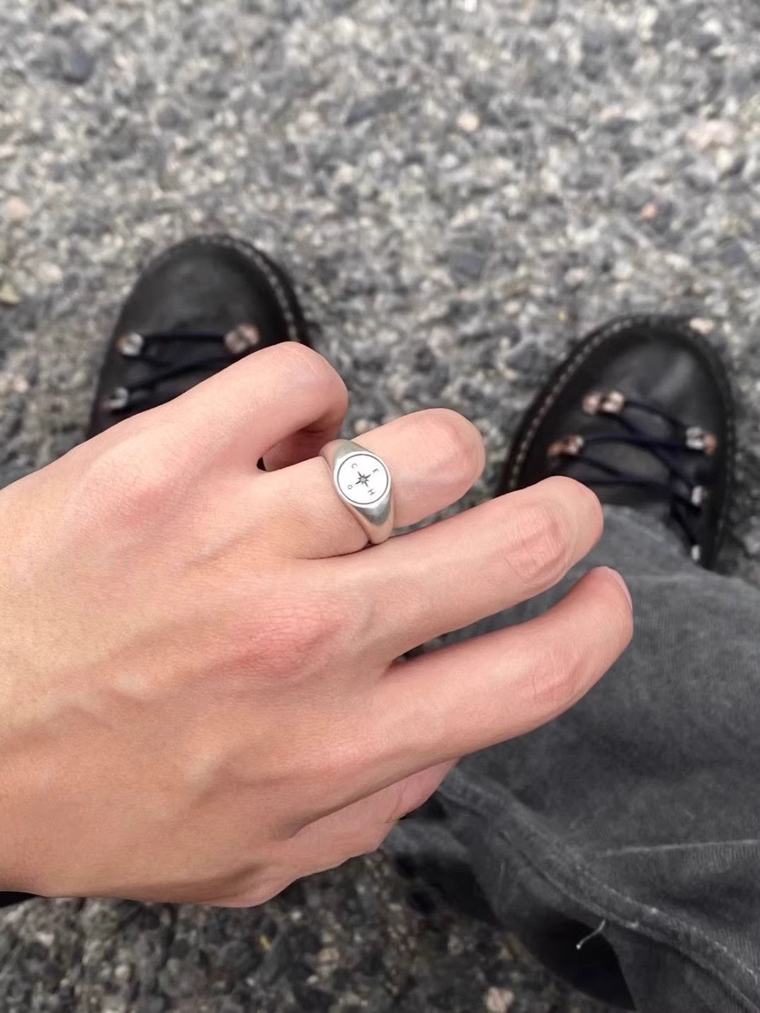 VIBE Chrome VIBE Silver Ring Vintage Rings🔥🔥🔥 Size ONE SIZE - 1 Thumbnail