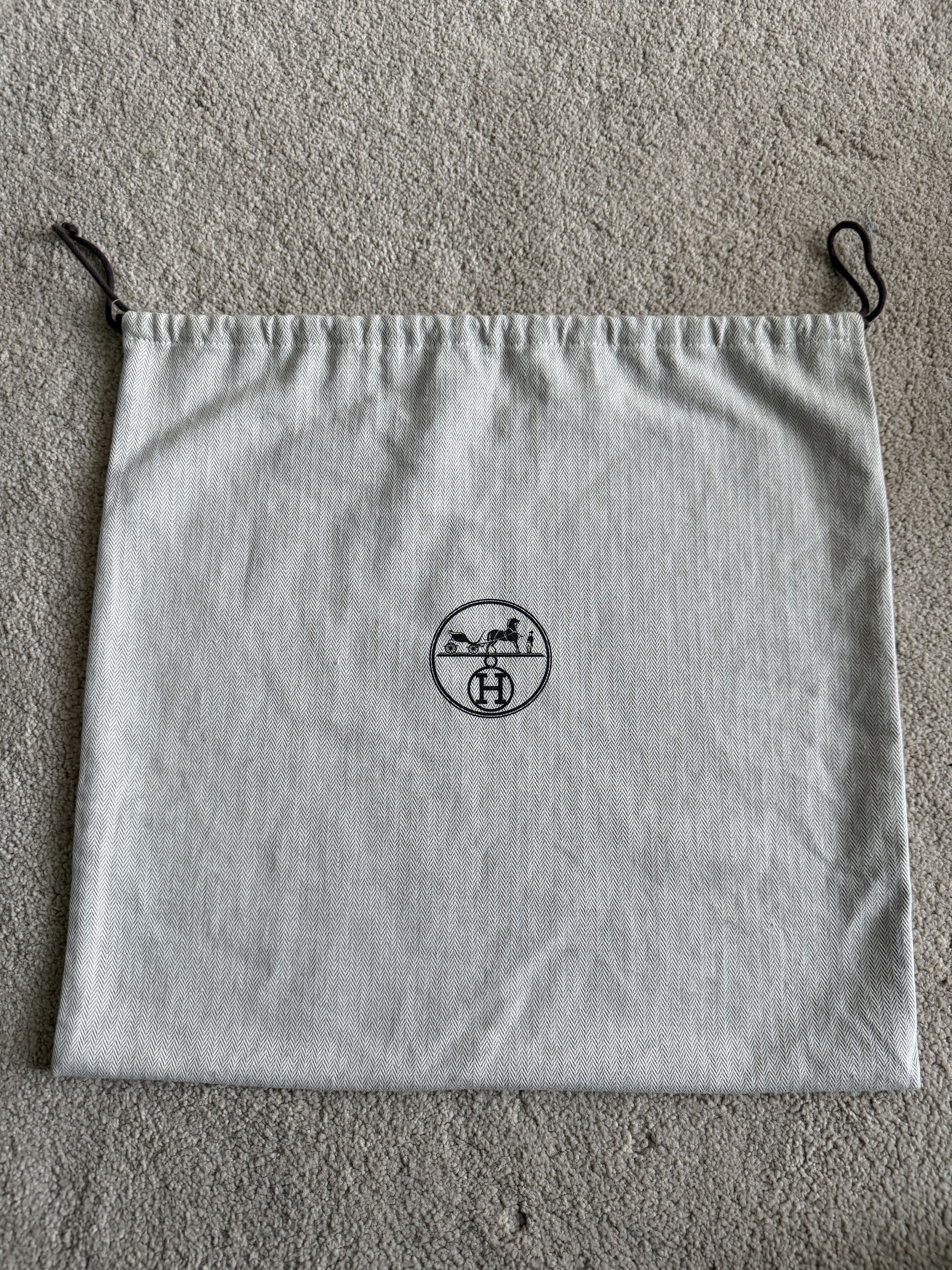 Hermes Authentic Hermes Herringbone Tweed Drawstring Storage Size ONE SIZE - 1 Thumbnail
