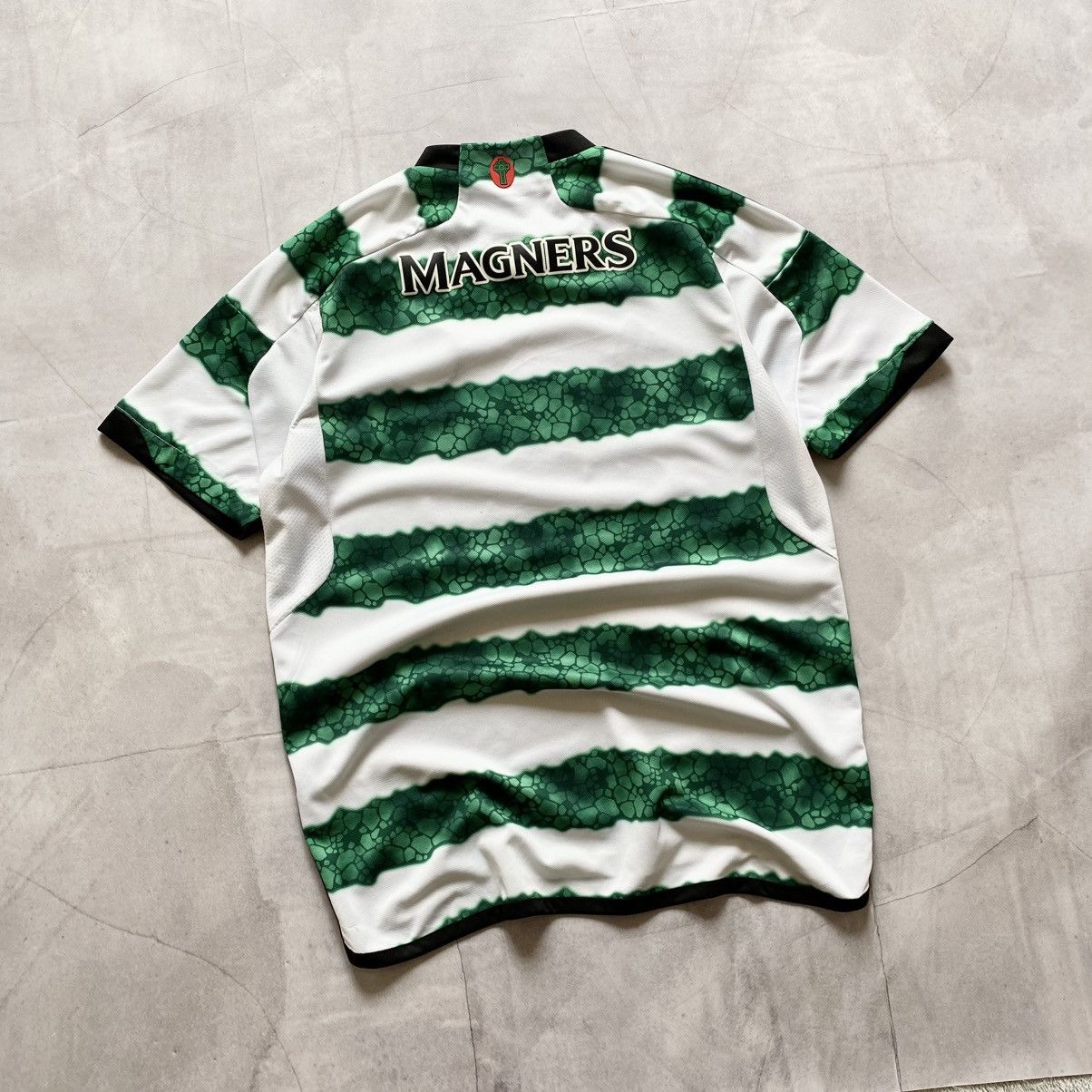 Adidas ☘️ Adidas FC CELTIC 2023 White/Green Soccer Jersey Shirt Size US L / EU 52-54 / 3 - 4 Thumbnail