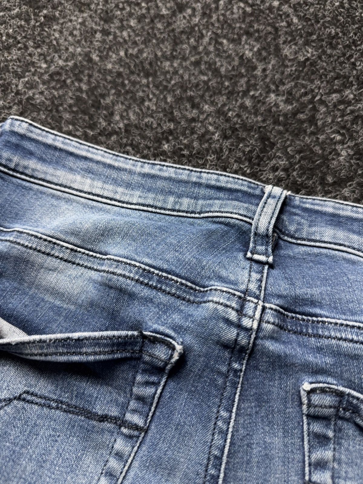 Diesel 00s Luxury Diesel Skinzee Super Skinny Jeans Y2K Low Rise Size 28" / US 6 / IT 42 - 15 Thumbnail