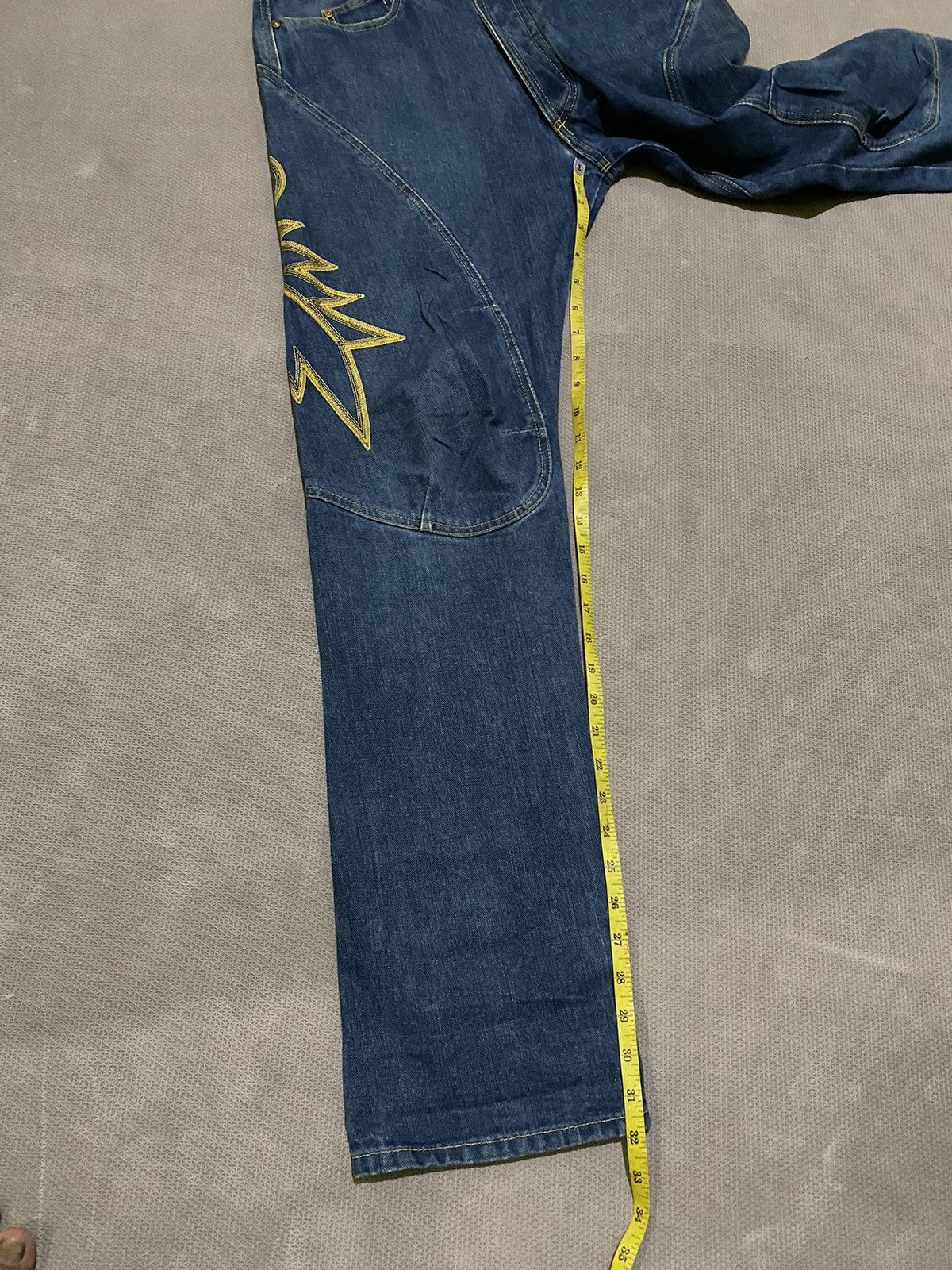 Japanese Brand × Lee × Vintage Lee jeans embroidery buckle denim Size US 32 / EU 48 - 13 Thumbnail