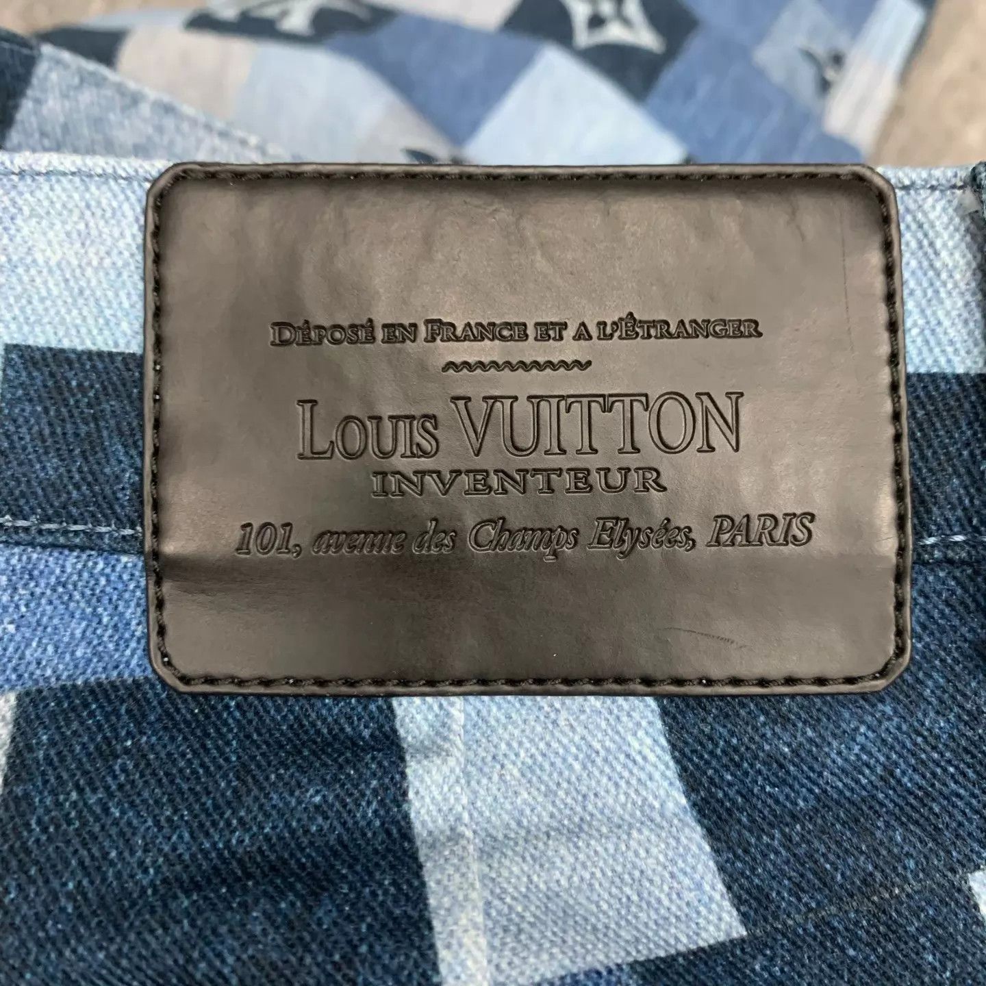 Louis Vuitton LVbluecolorblockall-overblockcheckjeansUS3698new Size 26" / US 2 / IT 38 - 6 Thumbnail