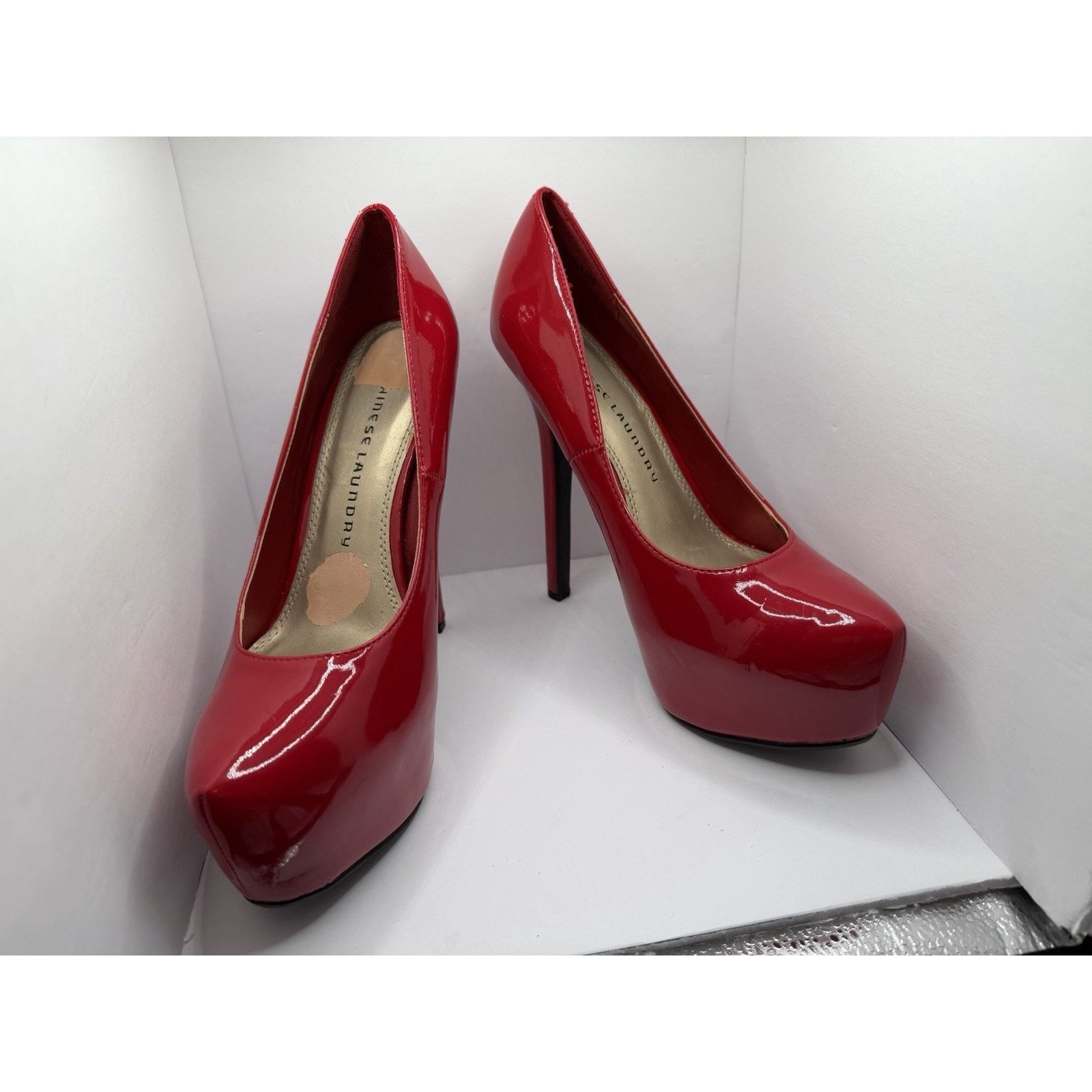 Chinese Laundry Chinese Laundry Red Patent Leather Platform Stiletto 8.5 Size US 8.5 / IT 38.5 - 7 Thumbnail
