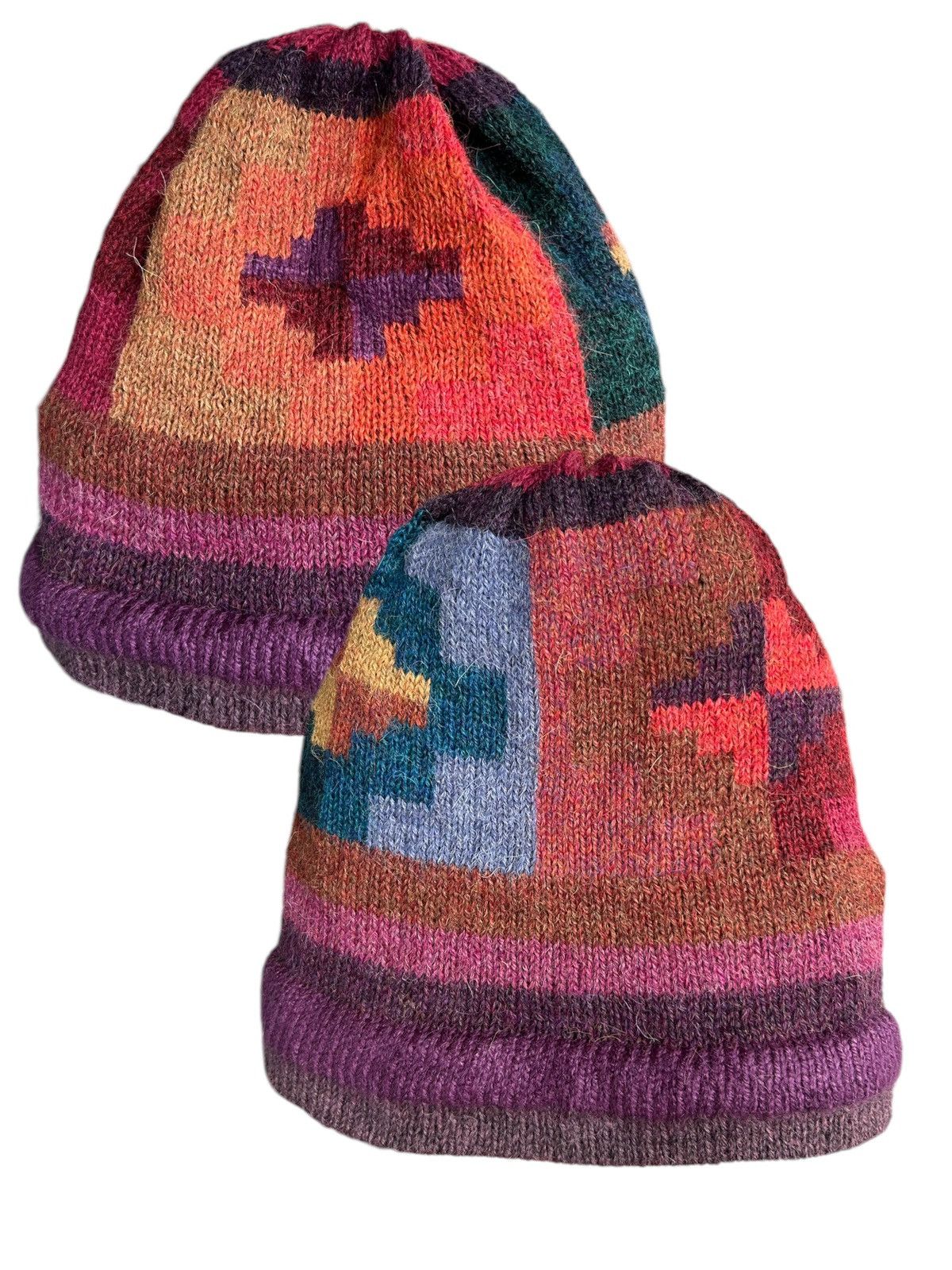 Japanese Brand × Vintage Inspired by Kapital Knitted Handmade Hippies style Rare☠️🌈 Size ONE SIZE - 1 Thumbnail