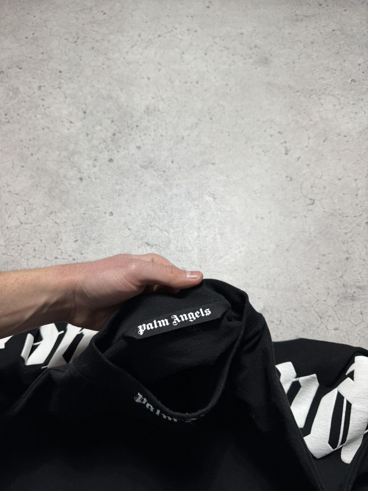 Palm Angels Palm Angels Big Logo Long Sleeve Luxury Black Size XS Size US XS / EU 42 / 0 - 6 Thumbnail