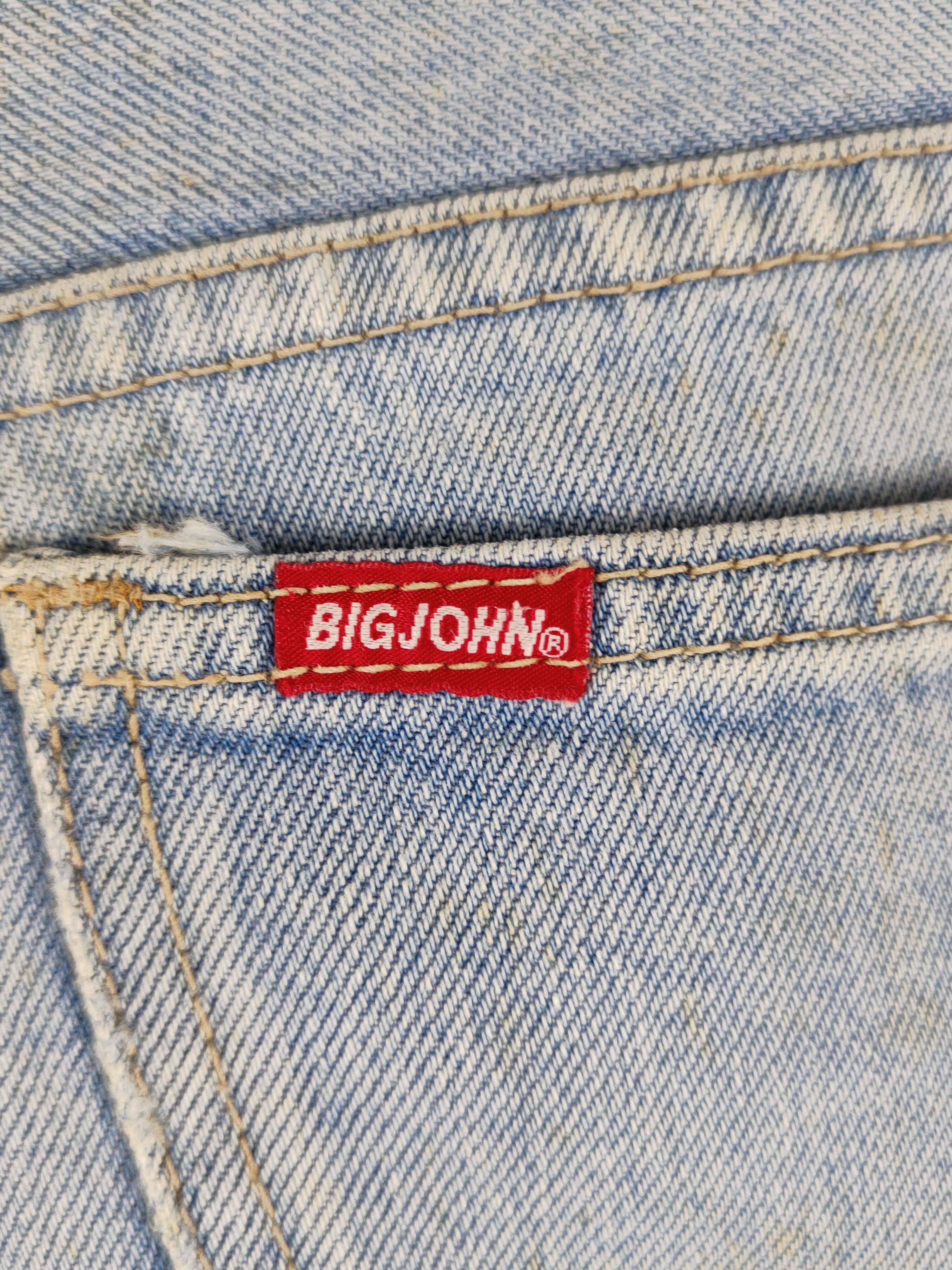 Big John Big John Blue Distressed Ripped Jeans #W1301 Size US 31 - 12 Thumbnail
