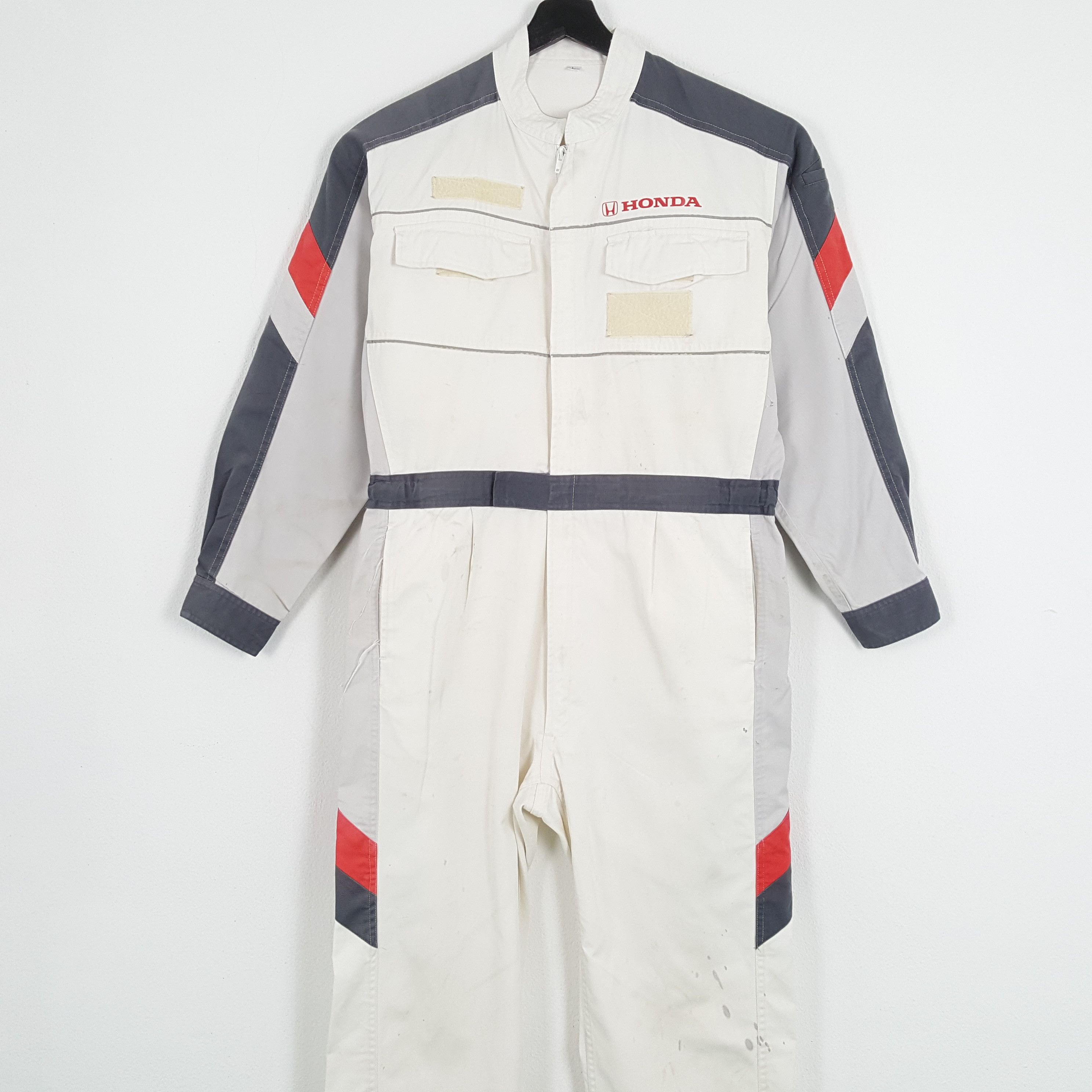 Honda × Vintage HONDA Japanese Motorsports Racing Style Coverall Jacket Size US M / EU 48-50 / 2 - 5 Thumbnail