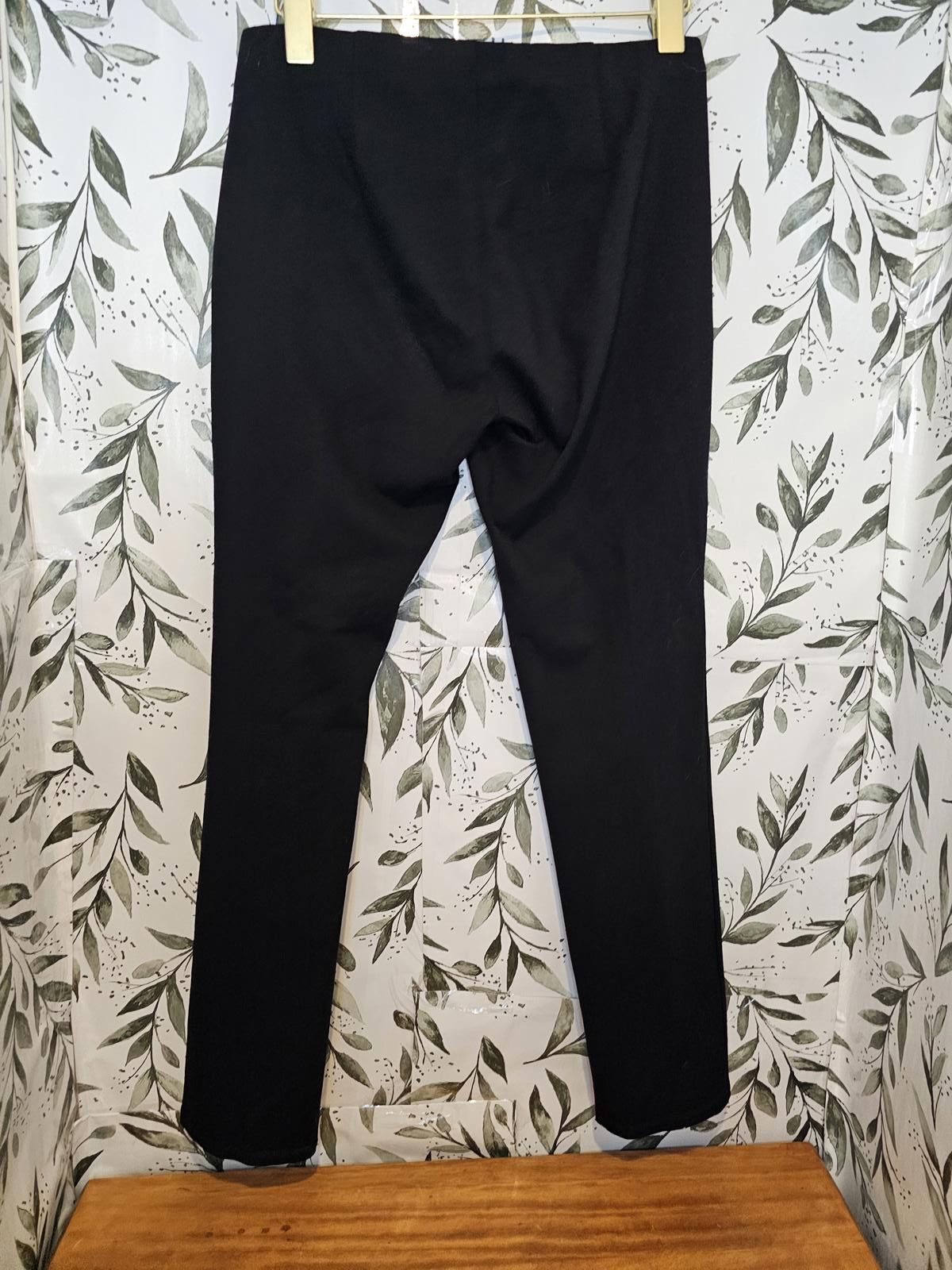 Eileen Fisher Eileen Fisher Pants Black Womens Size S Skinny Size 28" / US 6 / IT 42 - 4 Thumbnail