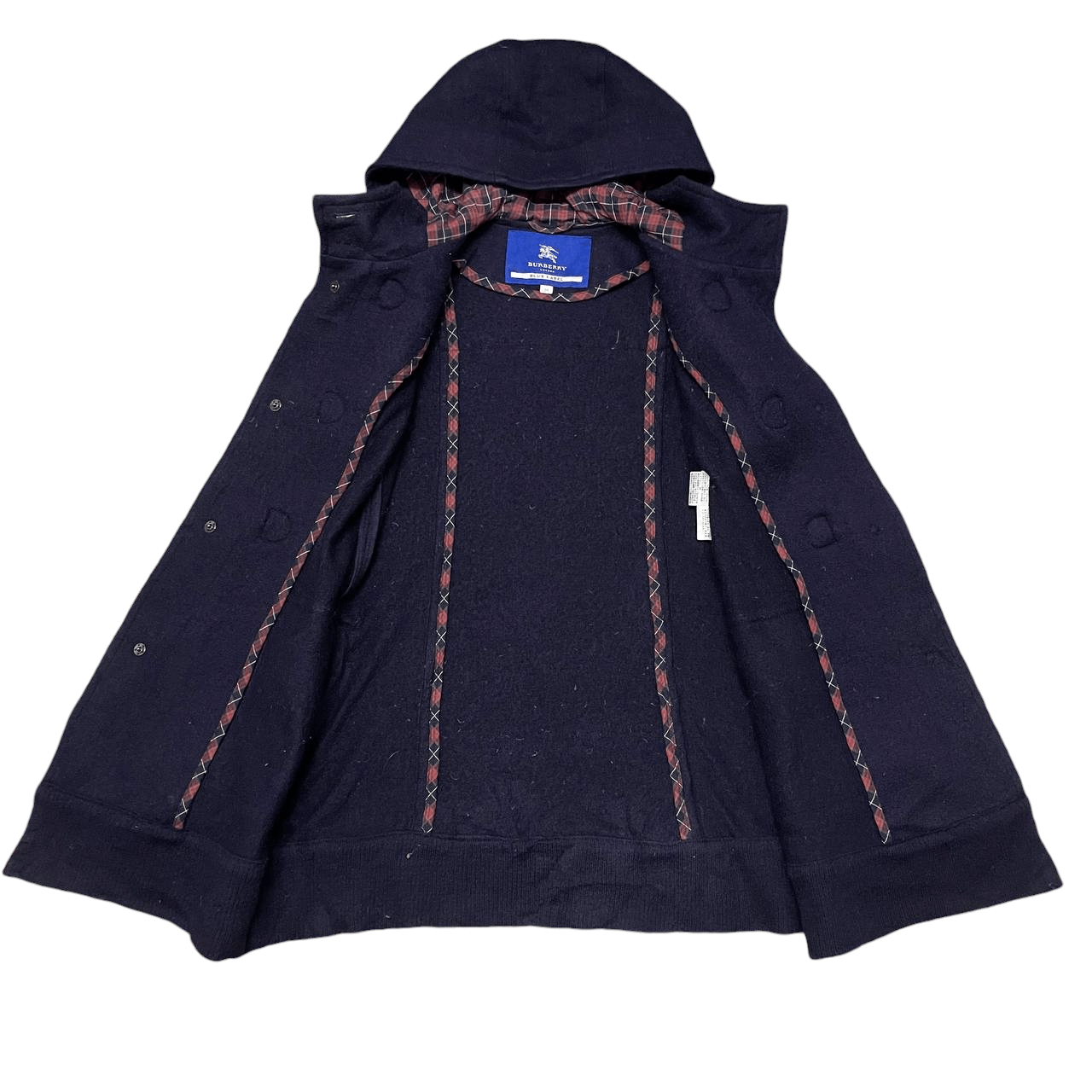 Burberry Vintage Burberry Blue Label Wool Duffle Hooded Coat Size M / US 6-8 / IT 42-44 - 7 Thumbnail