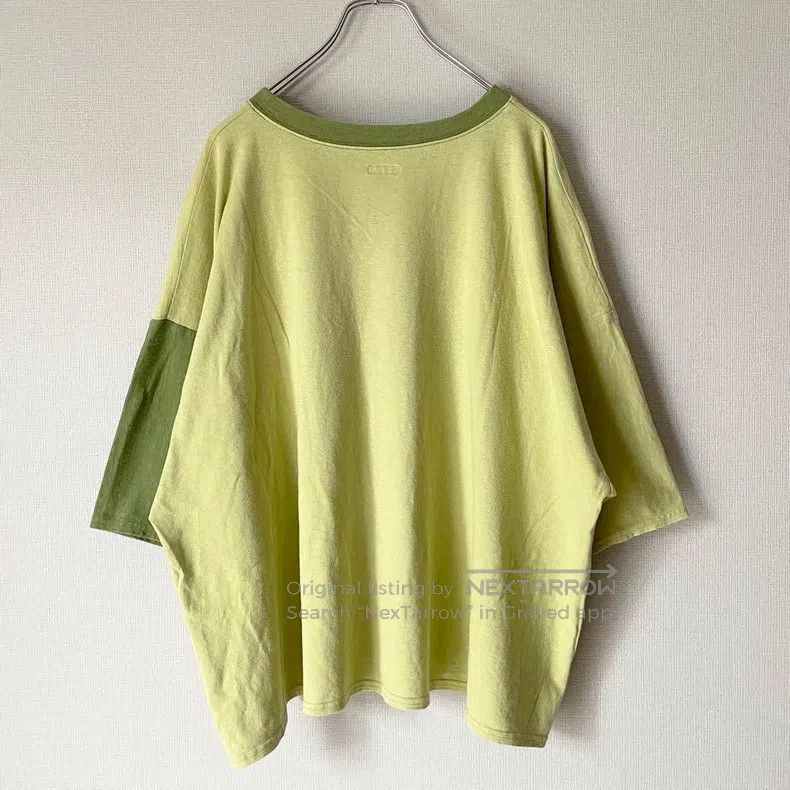 Kapital Kapital Avocado green stitched loose T-shirt Size US S / EU 44-46 / 1 - 2 Thumbnail
