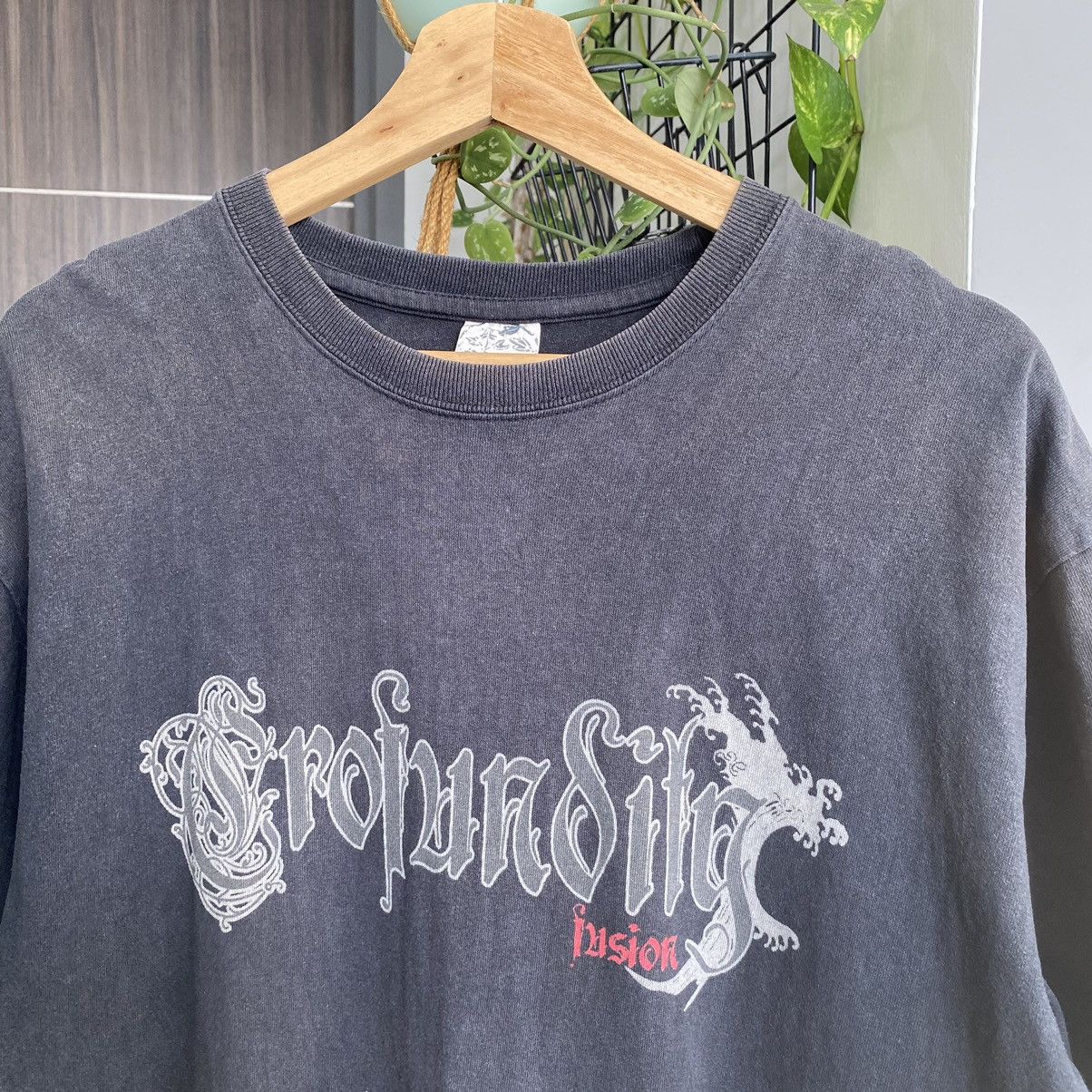 Japanese Brand Thrashed Faded Vintage Y2K The Fusion Japan ERD GRUNGE TEE Size US L / EU 52-54 / 3 - 9 Thumbnail