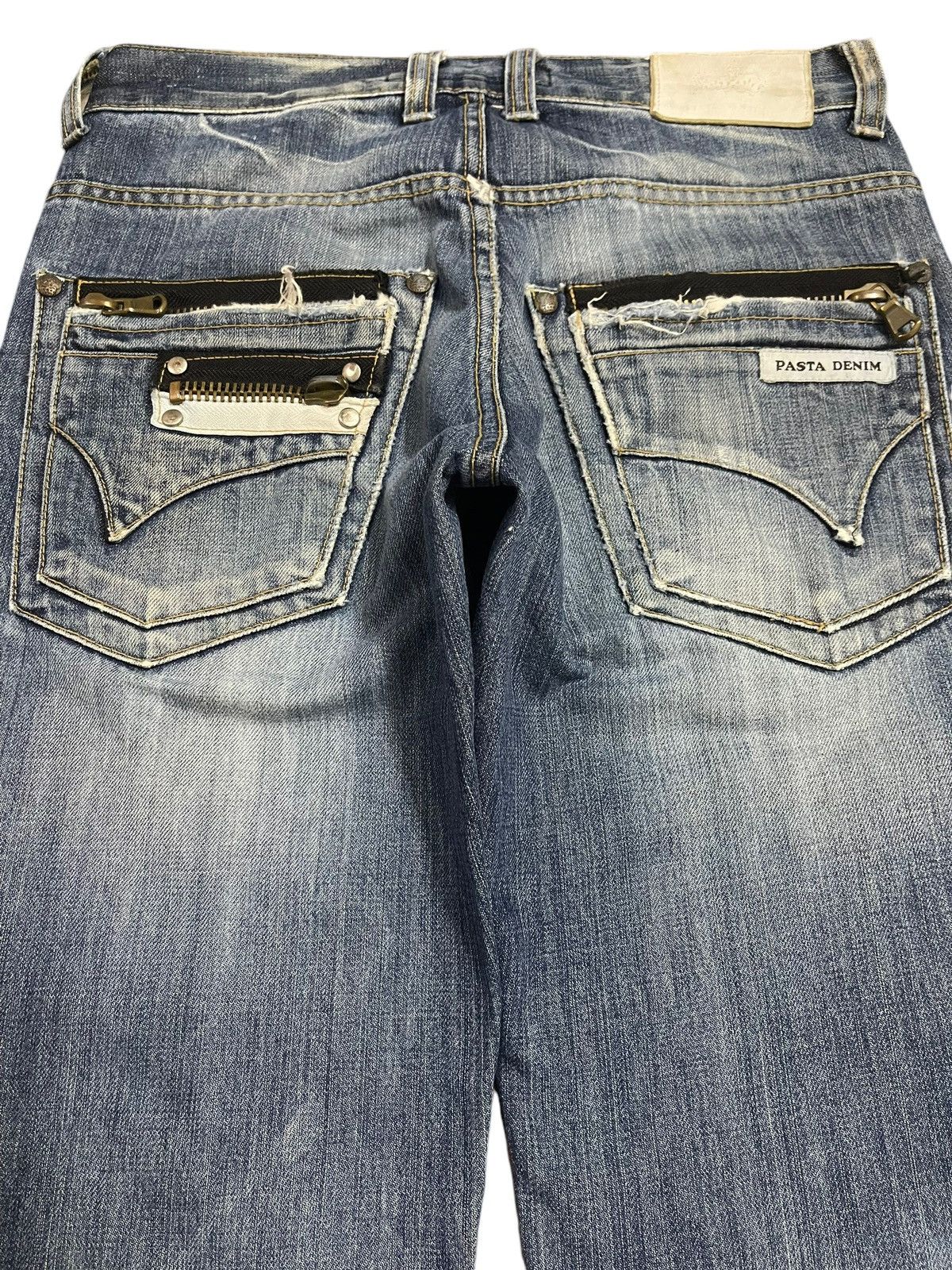 semanticdesign Vintage Japanese Brand Blue Wash Distressed Loose Jeans Size US 30 / EU 46 - 5 Thumbnail