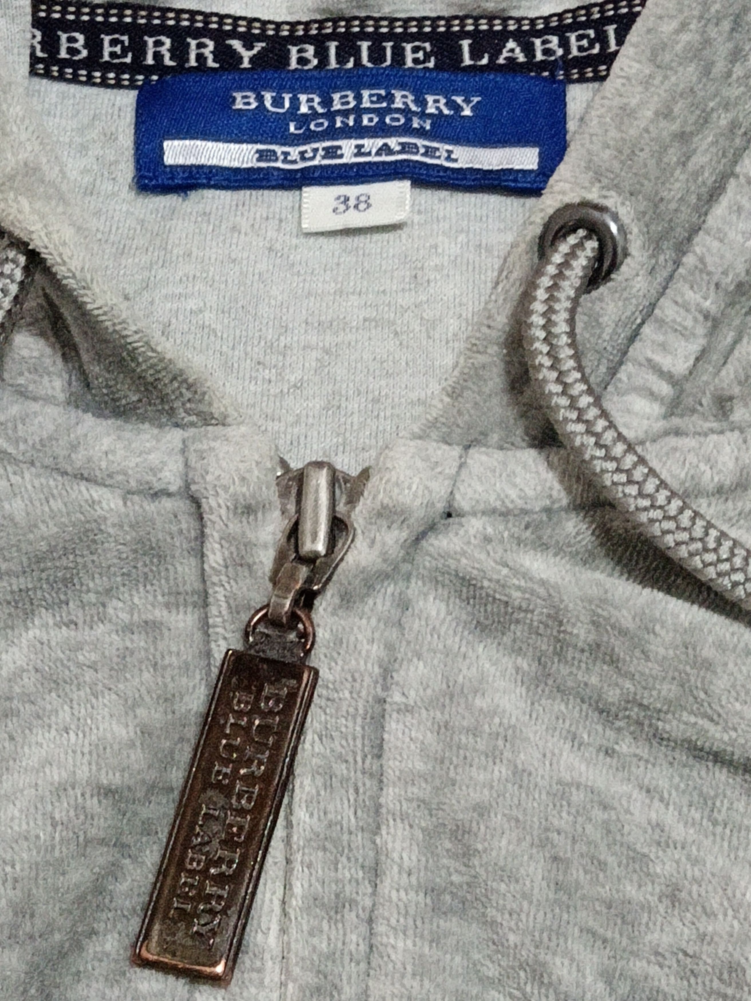 Burberry BURBERRY BLUE LABEL VELVET HOODIE Size M / US 6-8 / IT 42-44 - 2 Thumbnail