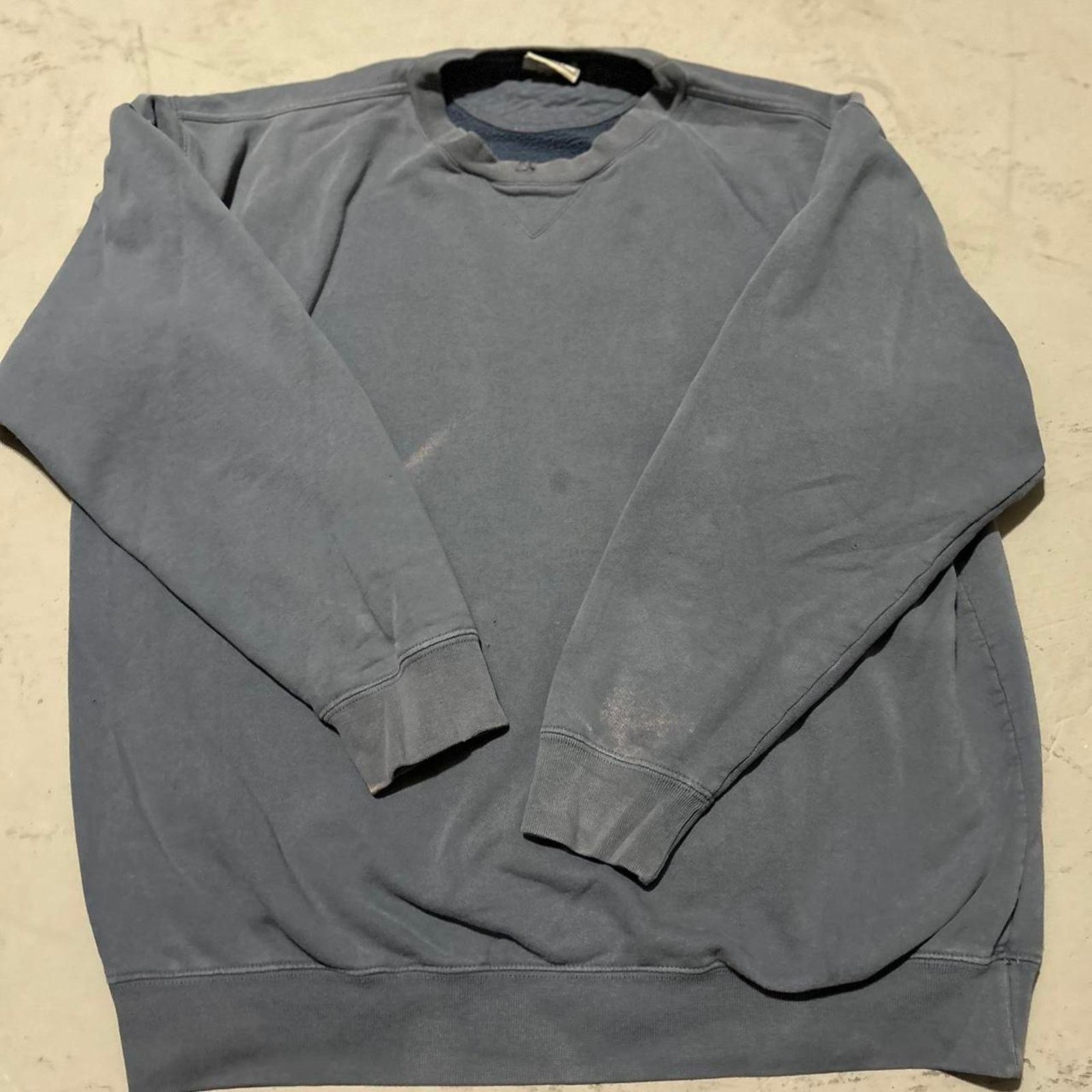 Lee **Vintage Lee Swirled Light Blue Crewneck Sweatshirt** Size US L / EU 52-54 / 3 - 1 Thumbnail