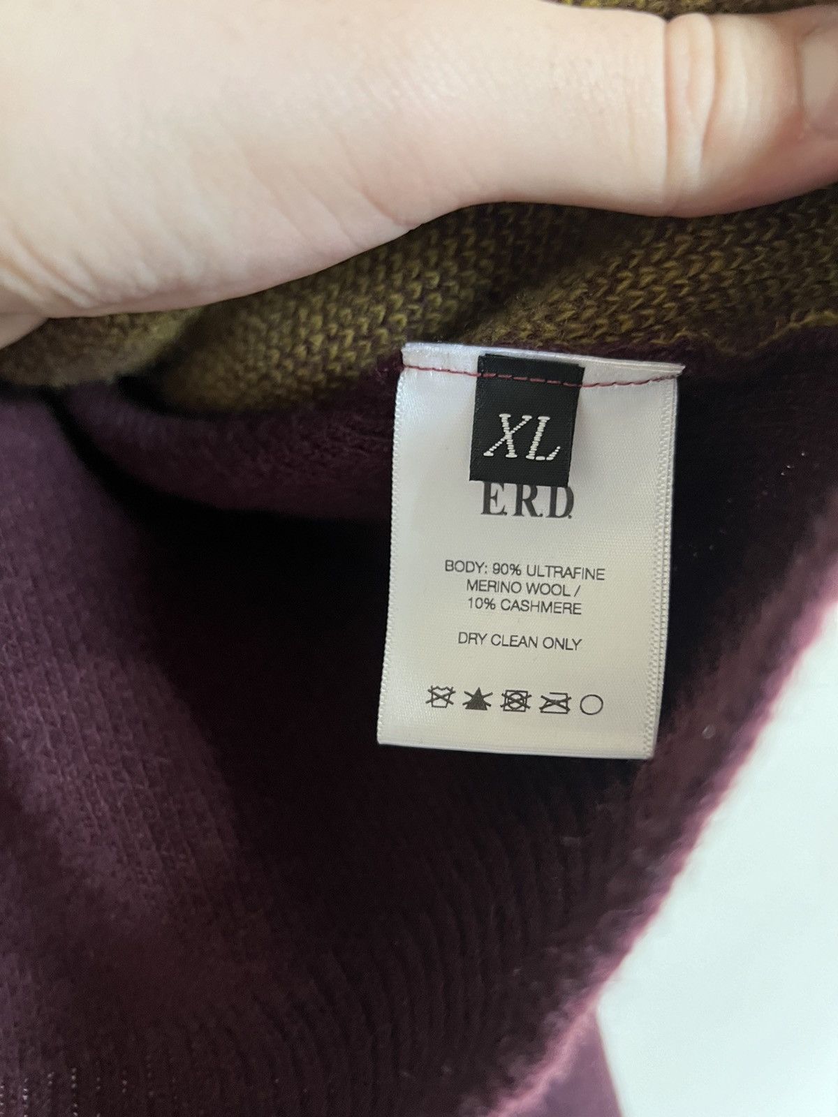Enfants Riches Deprimes Intarsia Checker Knit-Logo Cropped Sweater FW22 Size US XL / EU 56 / 4 - 6 Thumbnail