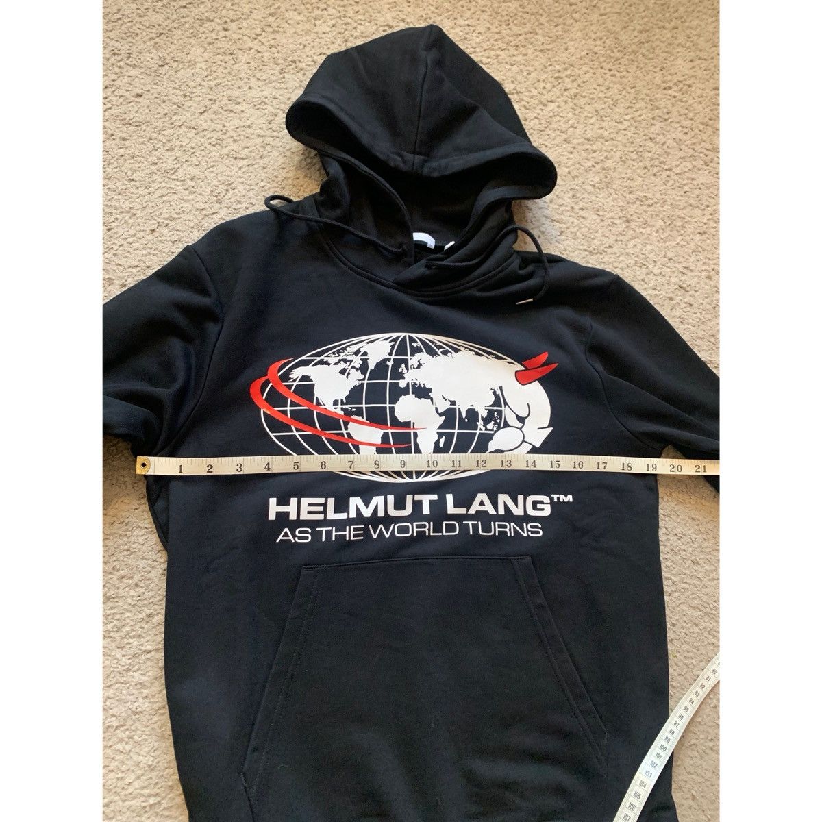 Helmut Lang HELMUT LANG AS THE WORLD TURNS HOODIE Size US S / EU 44-46 / 1 - 19 Thumbnail