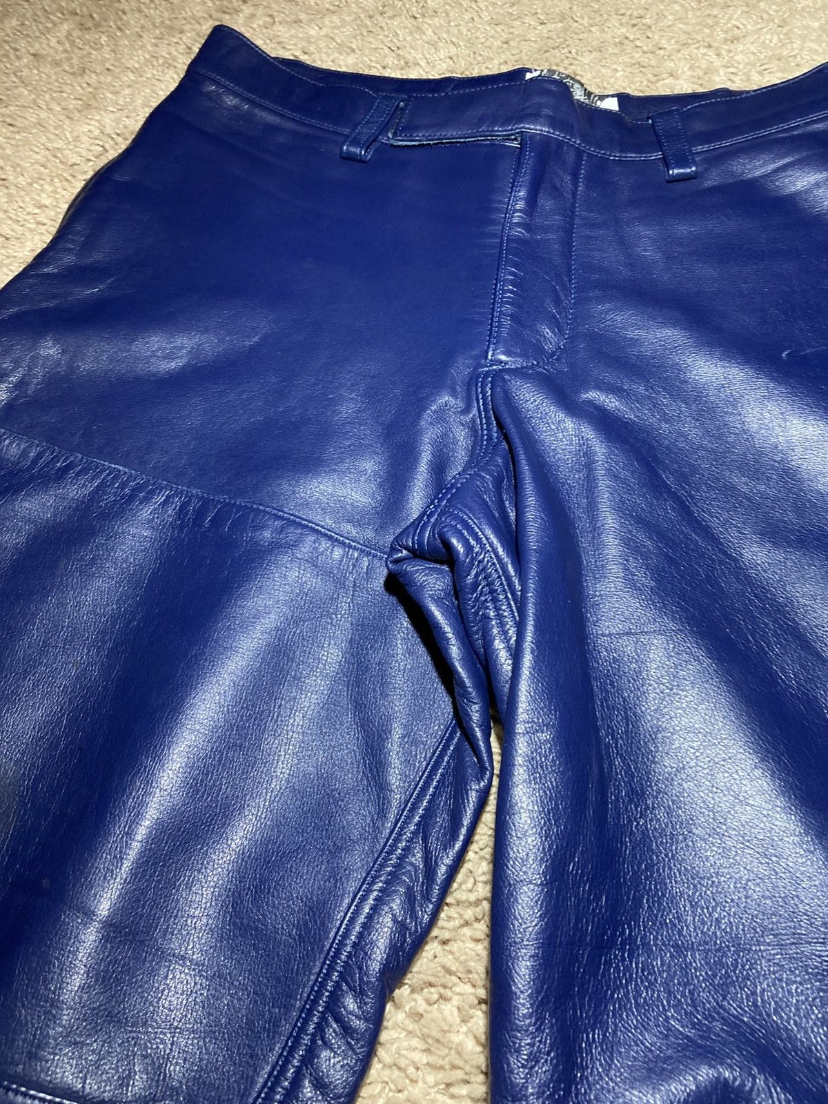 Lad Musician AW98 Lad Musician Leather Panel Jeans 90s 1998 Japanese 48 Size US 32 / EU 48 - 5 Thumbnail