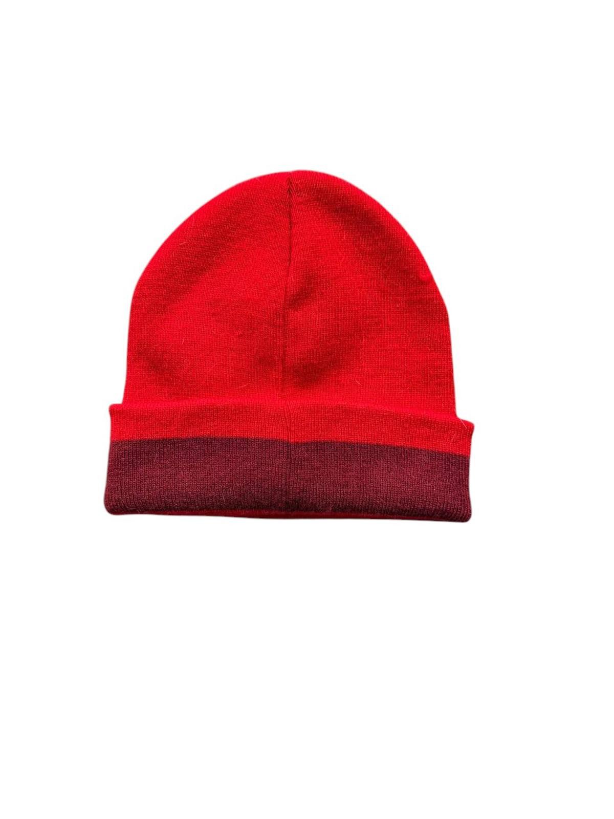 Supreme Supreme Red Cuff Stripe Beanie — O/S Size ONE SIZE - 2 Thumbnail