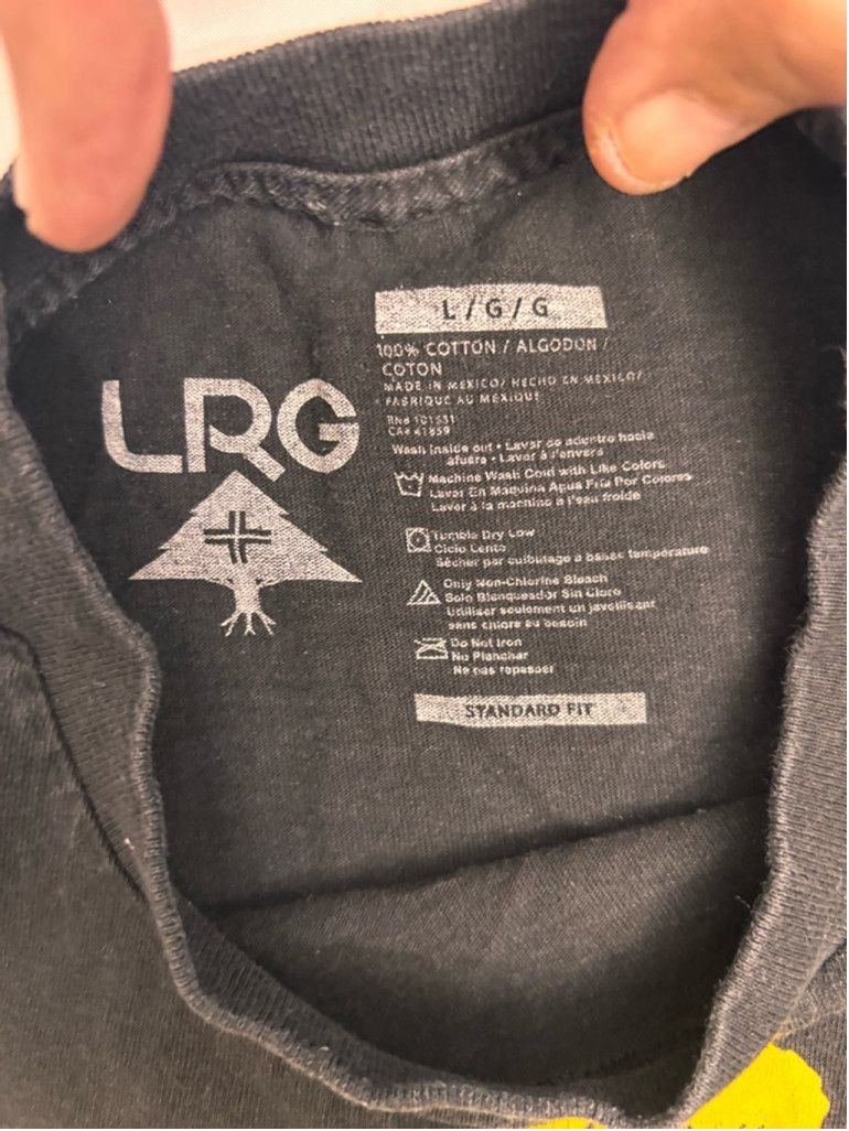 LRG Men's LRG Graphic T-shirt Size L Black Size US L / EU 52-54 / 3 - 7 Thumbnail