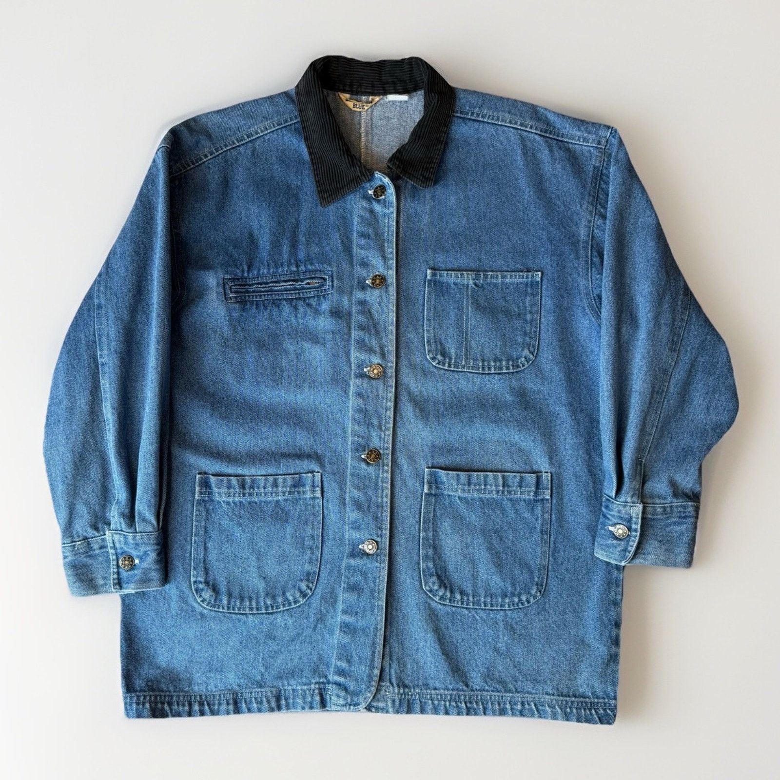 Vintage Vintage Northwest Denim Chore Jacket Medium Blue 80s Size US M / EU 48-50 / 2 - 1 Thumbnail