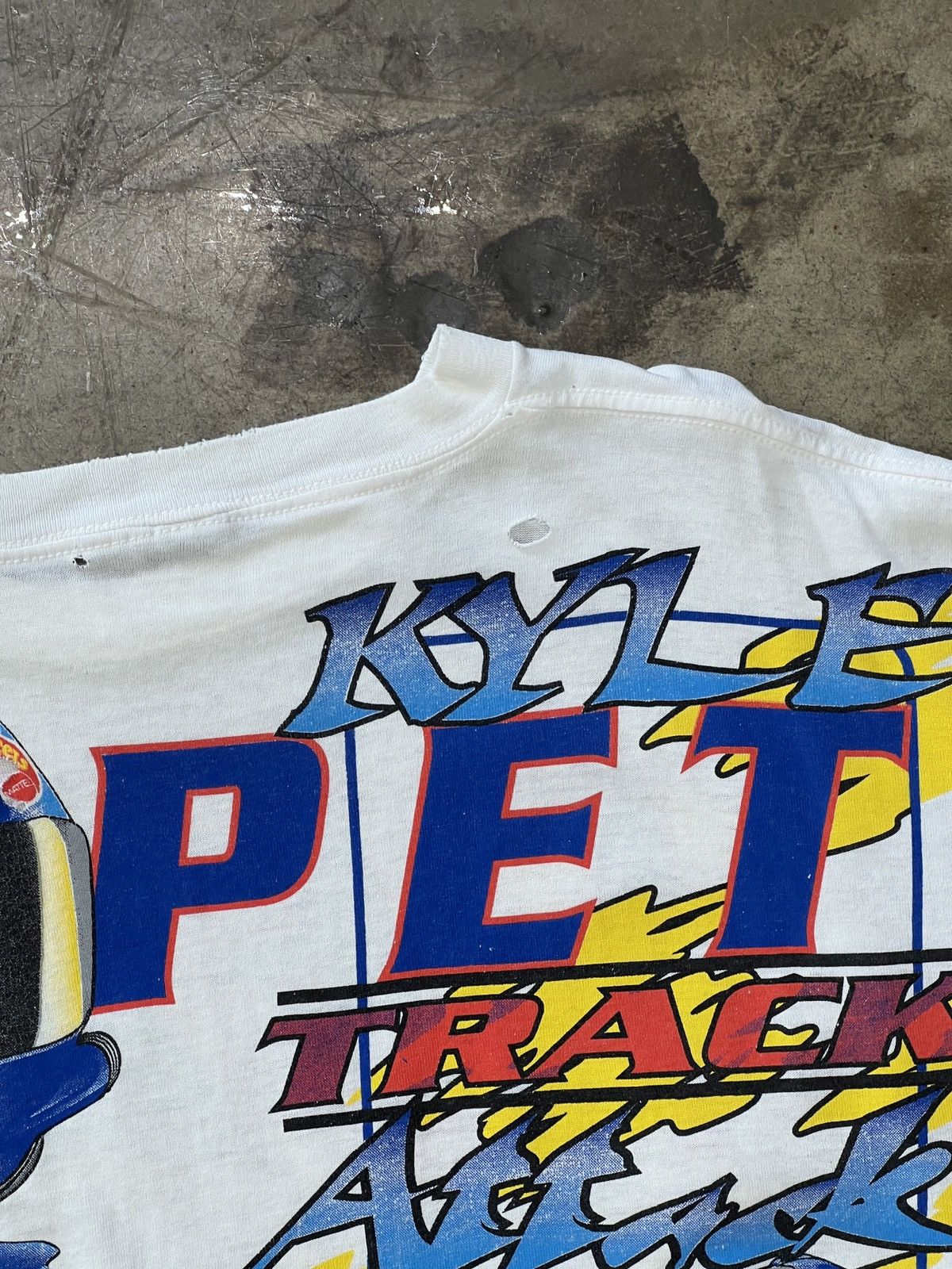 NASCAR Vintage 1997 Kyle Petty Track Attack Hot Wheels Tee XXL Size US XXL / EU 58 / 5 - 10 Thumbnail