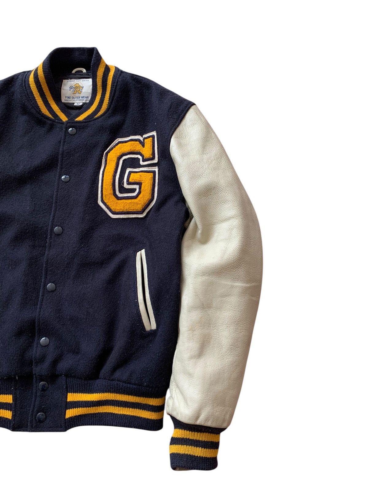 Golden Bear 🔥VTG GOLDEN BEAR WOOL/LEATHER LETTERMAN VARSITY Size US M / EU 48-50 / 2 - 3 Thumbnail
