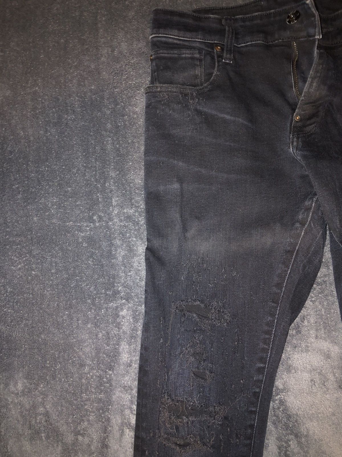 G-Star G-Star slim -custom distressed- Size US 32 / EU 48 - 4 Thumbnail