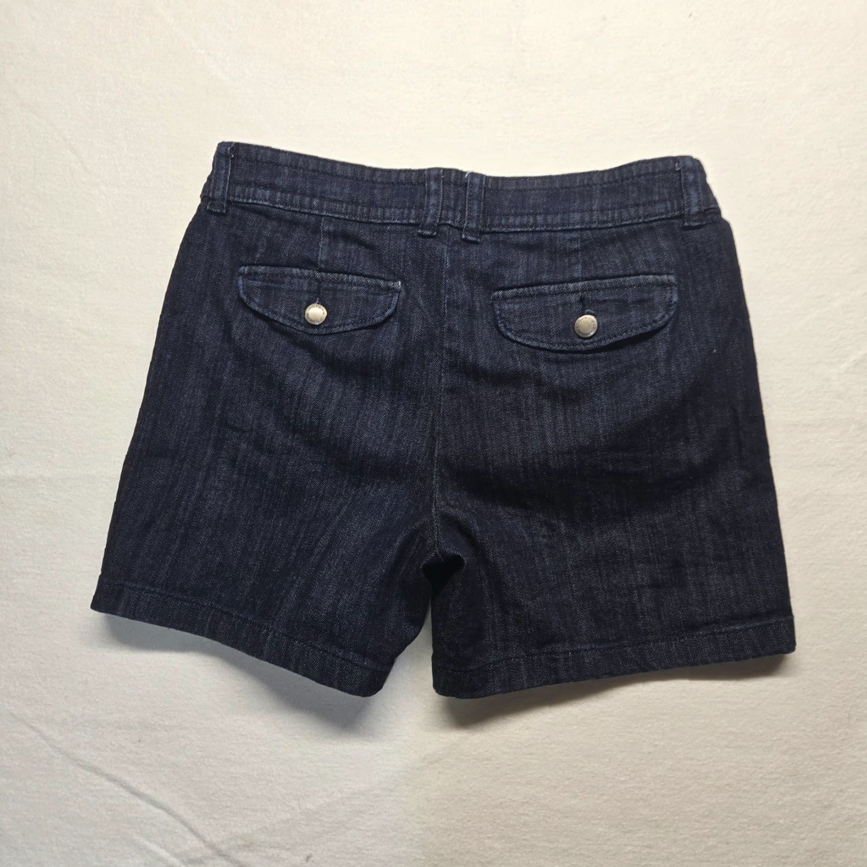 Liz Claiborne Liz Claiborne Denim Jean Shorts Adult Women's Size 4 Blue Dark Denim Chino Pants 90s? Size 27" / US 4 / IT 40 - 7 Thumbnail