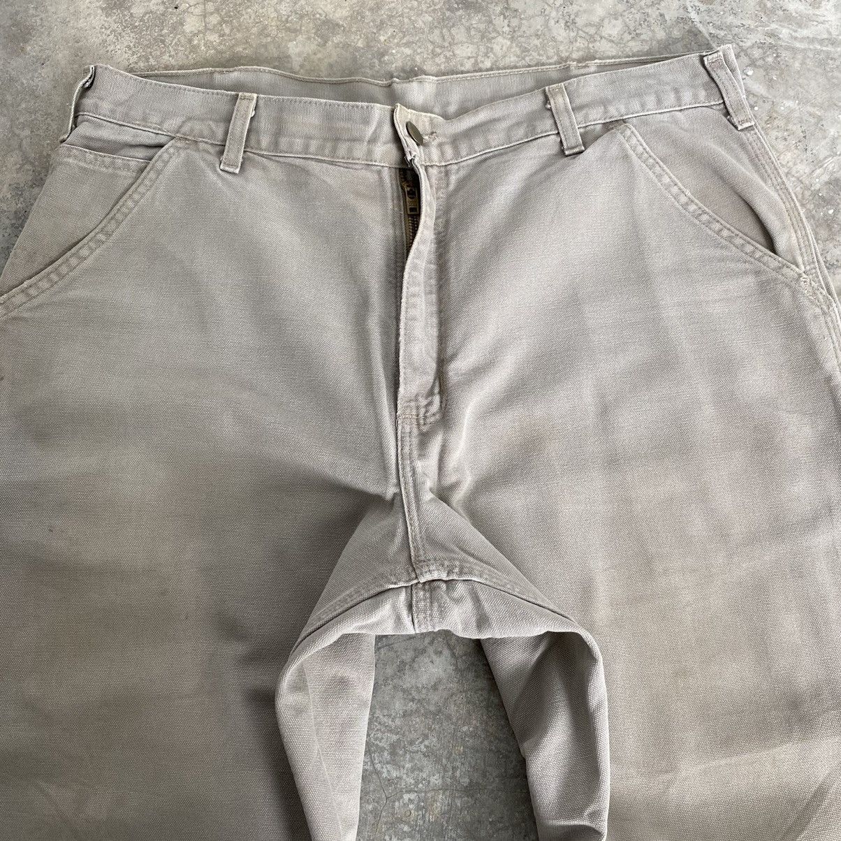 Carhartt Vintage Carhartt Desert Grey Carpenter Workwear Pants Size US 36 / EU 52 - 12 Thumbnail