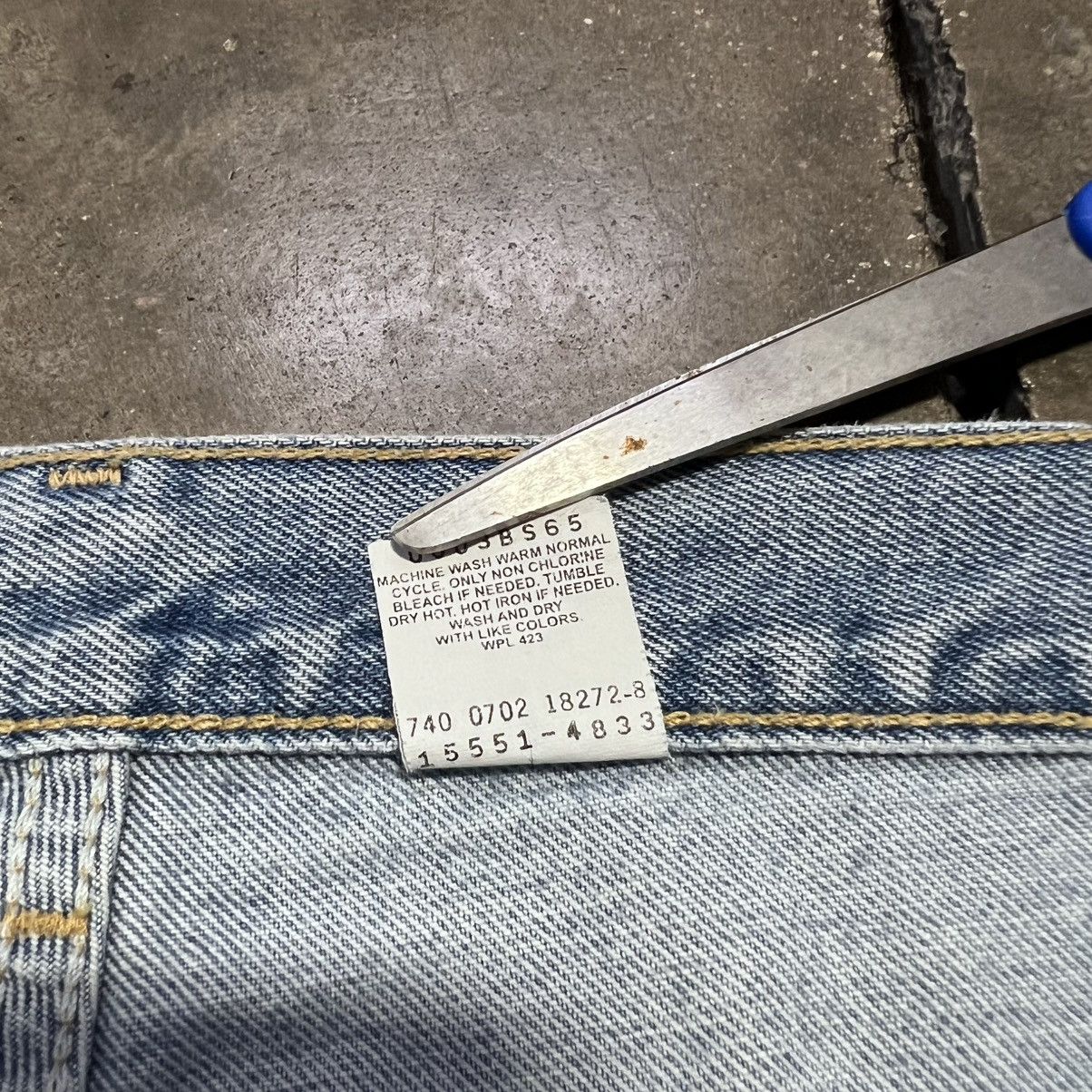 Levi's Vintage Y2K Levis 550 Denim Jeans Faded Western Regular Fit Size US 35 - 9 Thumbnail