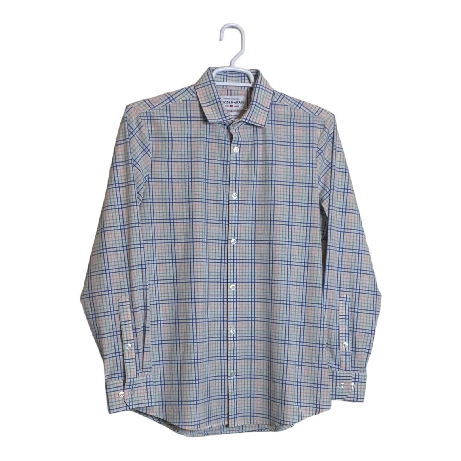 Mizzen+Main Mizzen+Main plaid long sleeves large trim fit shirt size XL Size US XL / EU 56 / 4 - 7 Thumbnail