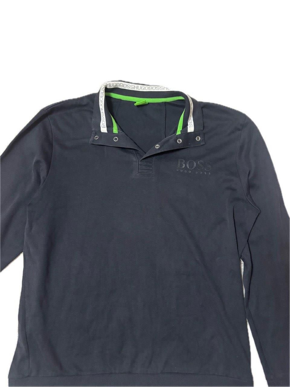 Hugo Boss HUGO BOSS Long Sleeve Polo / Sweatshirt (XL) Size US XL / EU 56 / 4 - 2 Thumbnail