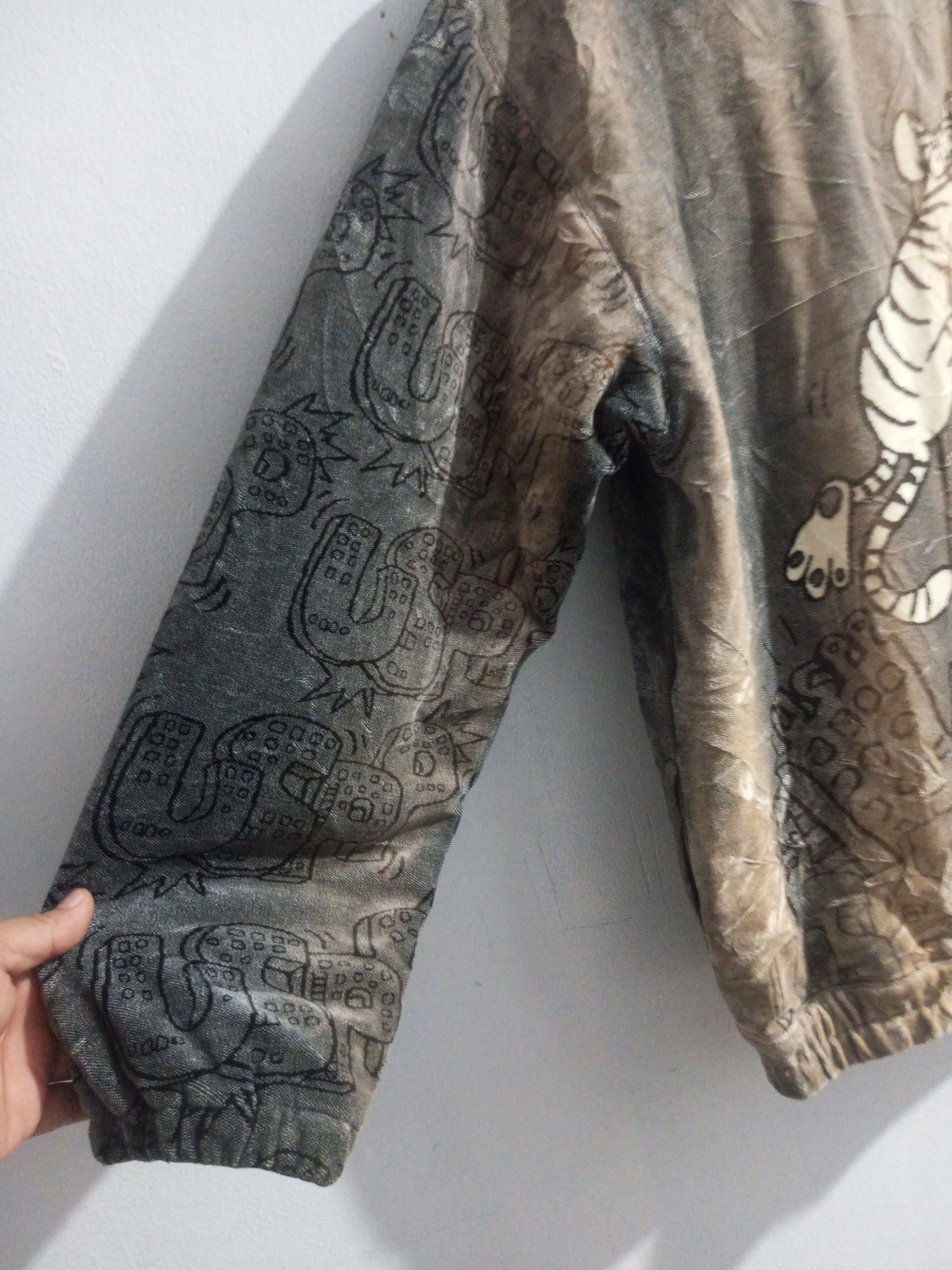If Six Was Nine × Japanese Brand × Le Grande Bleu (L.G.B.) Vintage uspp sun fadded velvet jacket Size US L / EU 52-54 / 3 - 12 Thumbnail