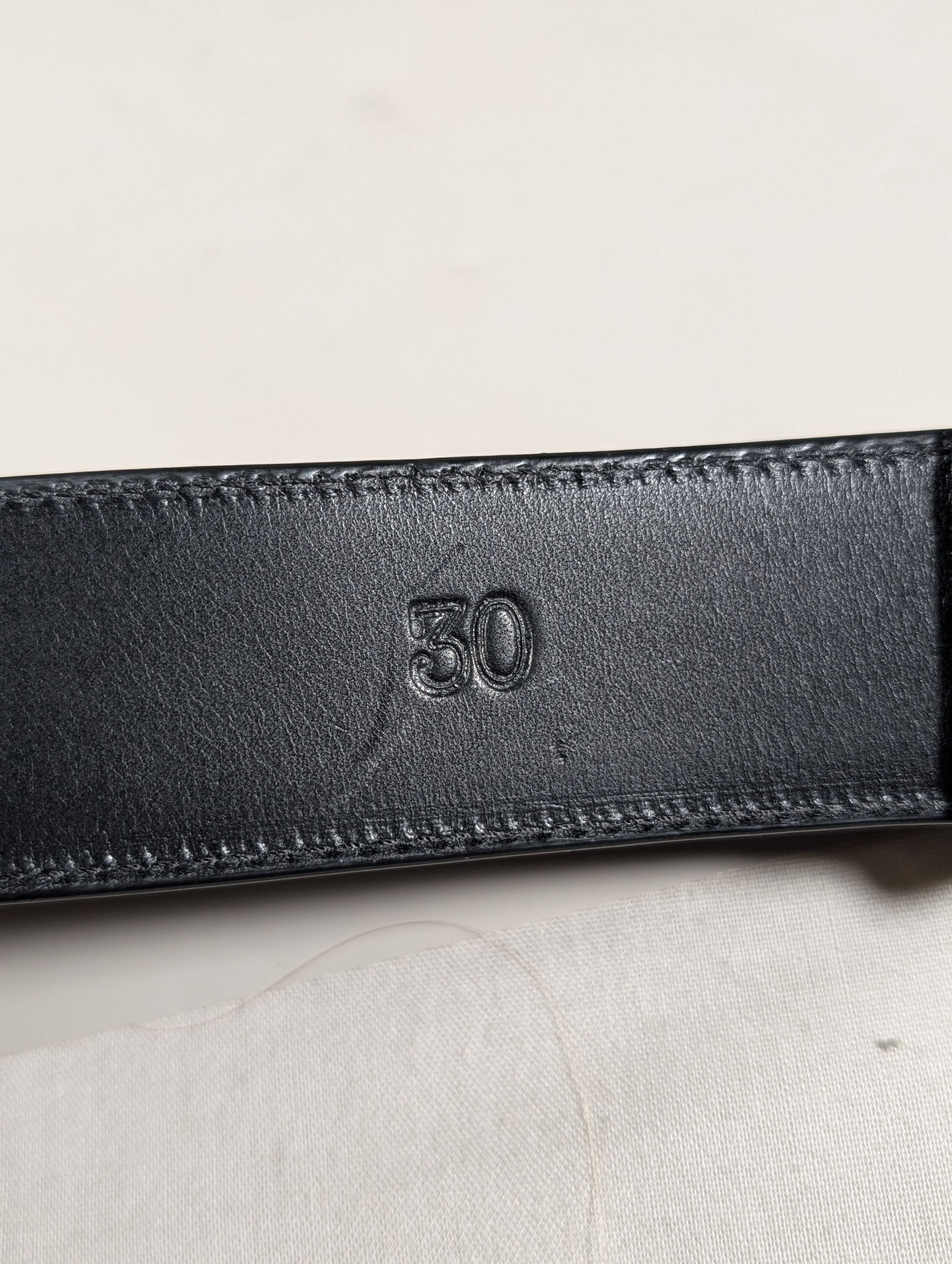 Chrome Hearts CH Roller Belt 1.5" Roller Buckle Chrome Hearts Black Belt Size 30 - 4 Thumbnail