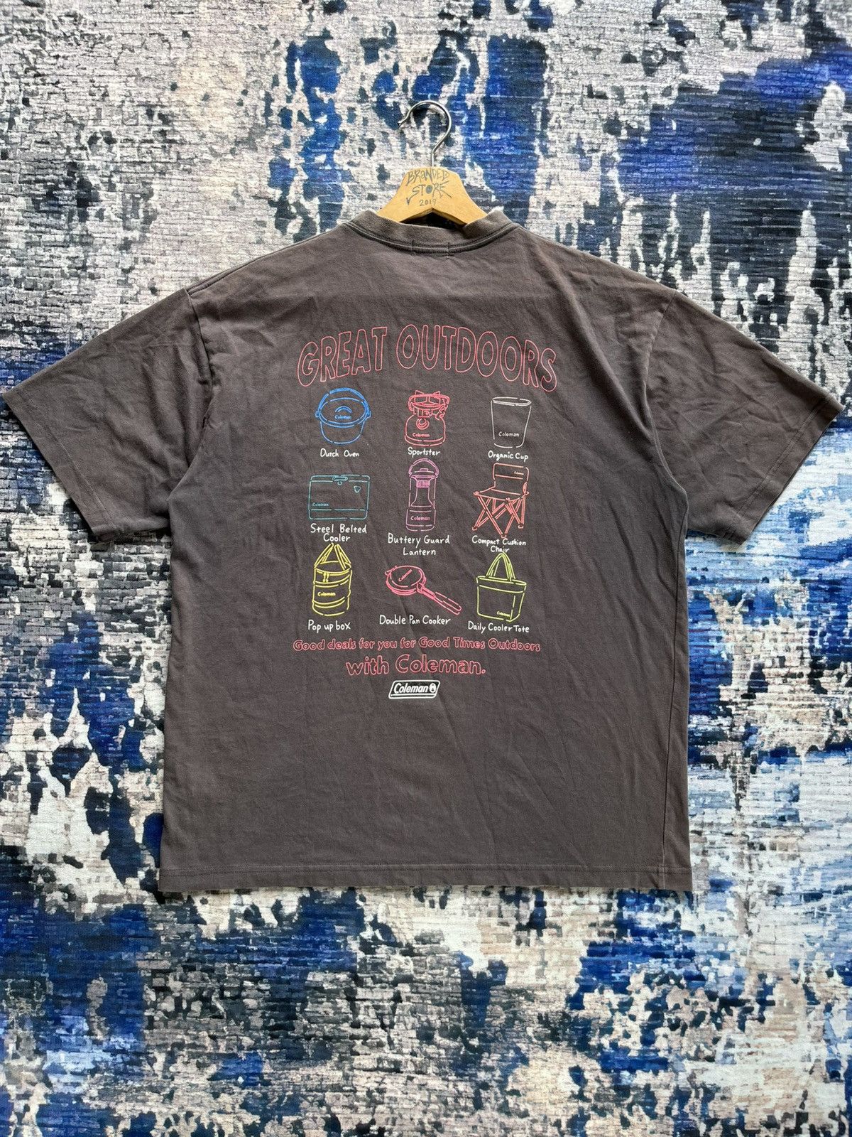 Coleman Coleman Single Pocket Backhit Many Logo Tee Size US L / EU 52-54 / 3 - 1 Thumbnail