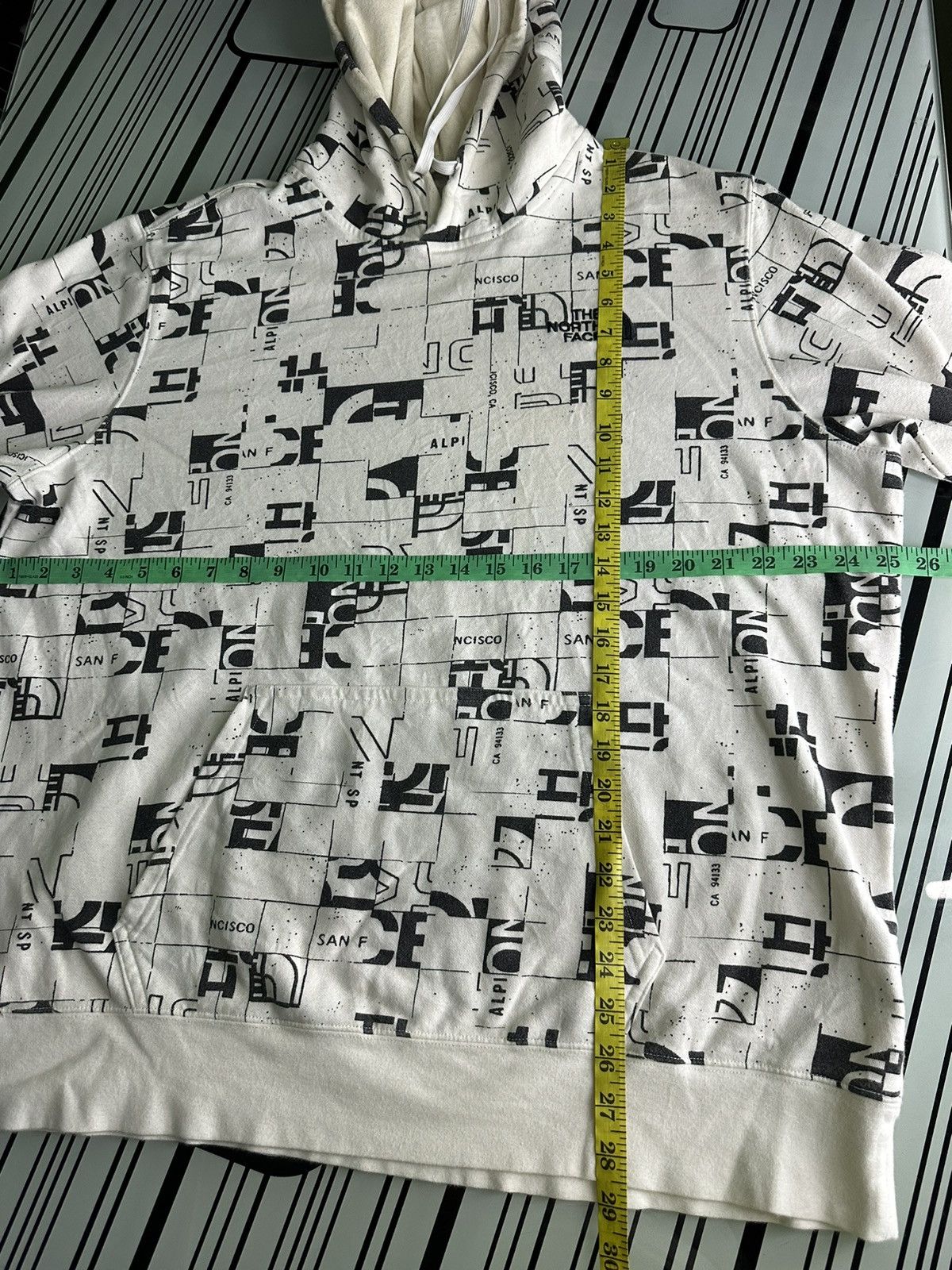 The North Face × Vintage TNF Full Over Print Hoodie Sweatshirt Size US XL / EU 56 / 4 - 5 Thumbnail