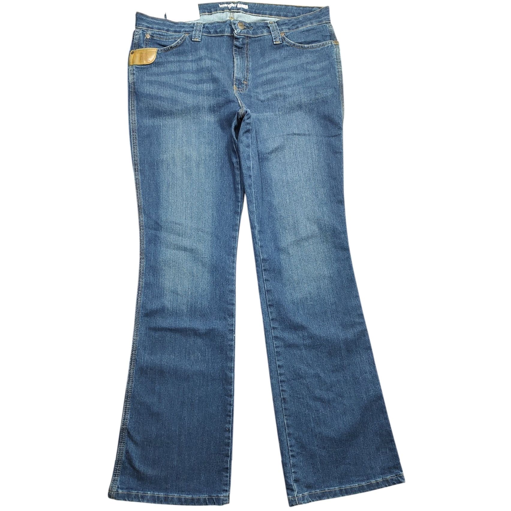 Wrangler Wrangler Riggs Jeans Womens 16x32 Blue Bootcut 5 Pocket Stretch Workwear NWT Size 38" / US 16 / IT 52 - 2 Thumbnail