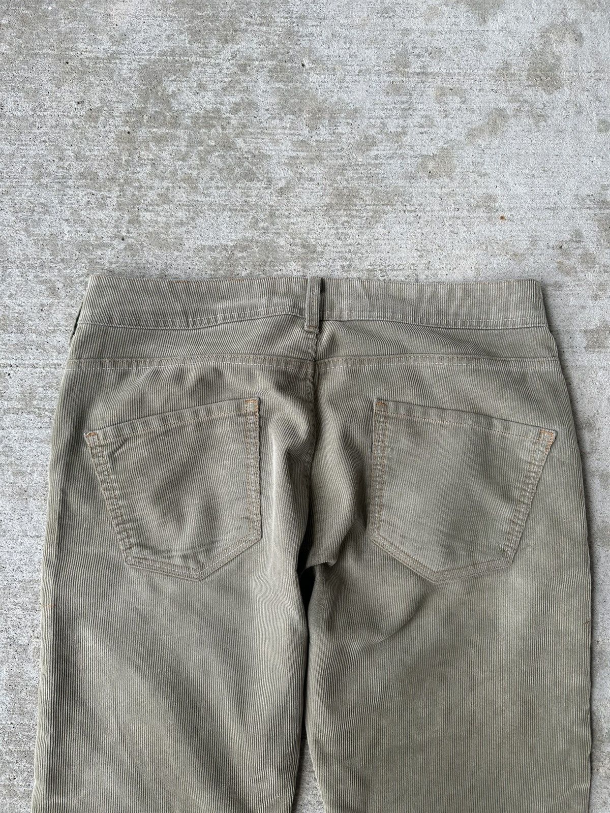 Other Vintage Olive Green Corduroy Pants Size US 33 - 10 Thumbnail