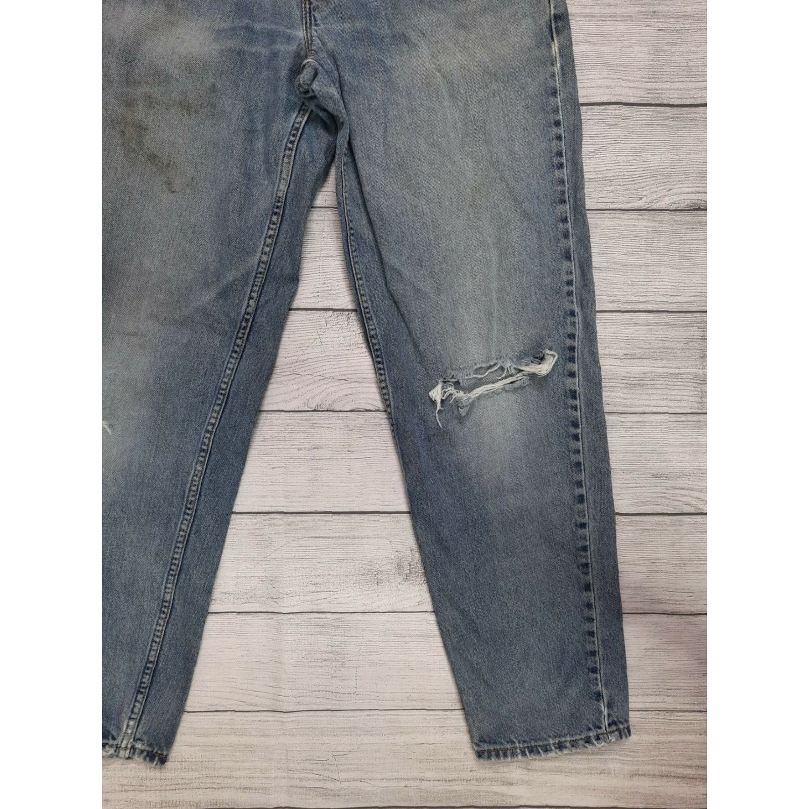 Levi's VINTAGE Levi's 560 Loose Comfort Fit Jeans Men's 31x34 (31x32) Distressed M2M Size US 31 - 3 Thumbnail