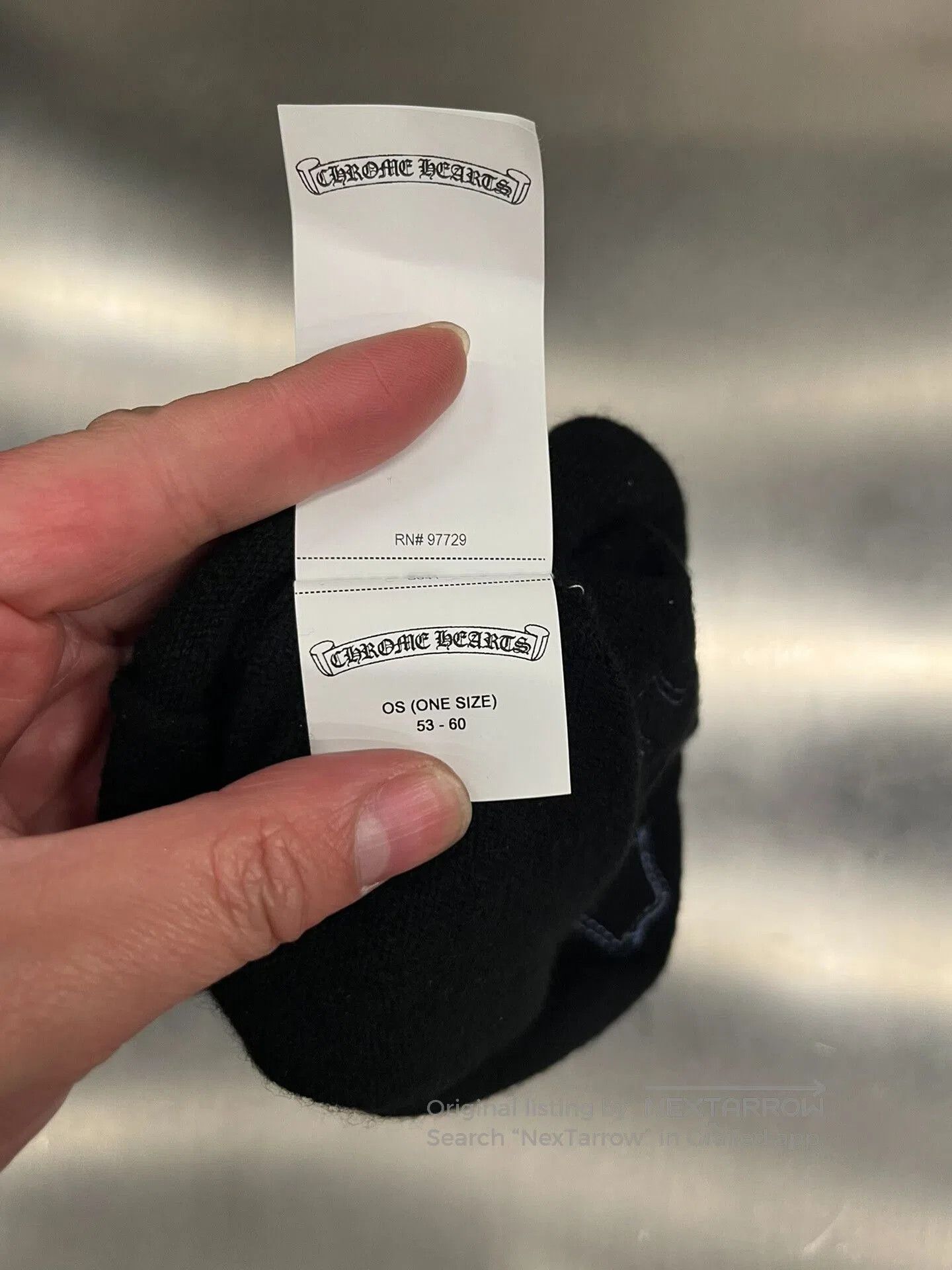 Chrome Hearts Chrome Hearts Blue Cross Patch Beanie & Mask. Size ONE SIZE - 3 Thumbnail