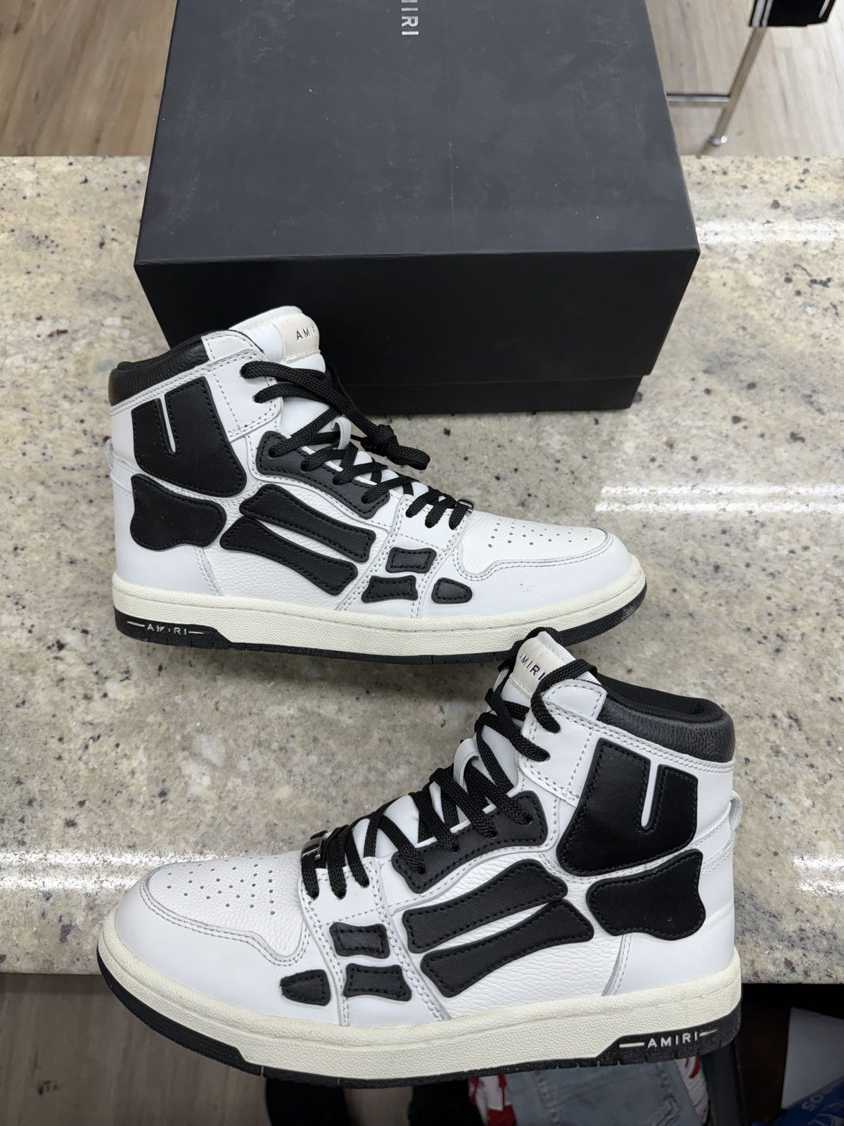 Amiri Amiri Skeleton Hightop Sneakers Size US 9 / EU 42 - 1 Thumbnail