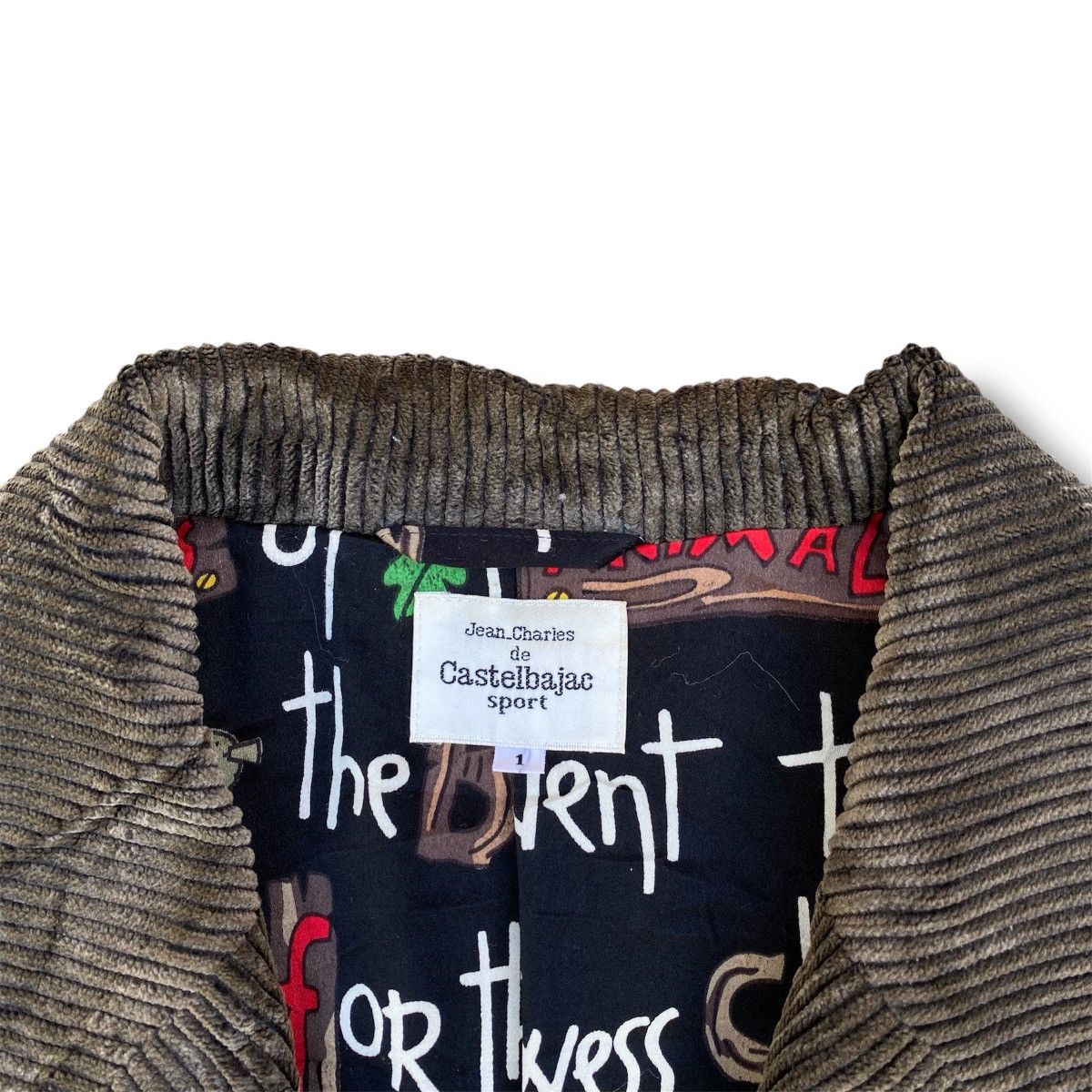 Jean Charles De Castelbajac Vintage Jean Charles de Castelbajac Sport Corduroy Jacket. Size US L / EU 52-54 / 3 - 3 Thumbnail