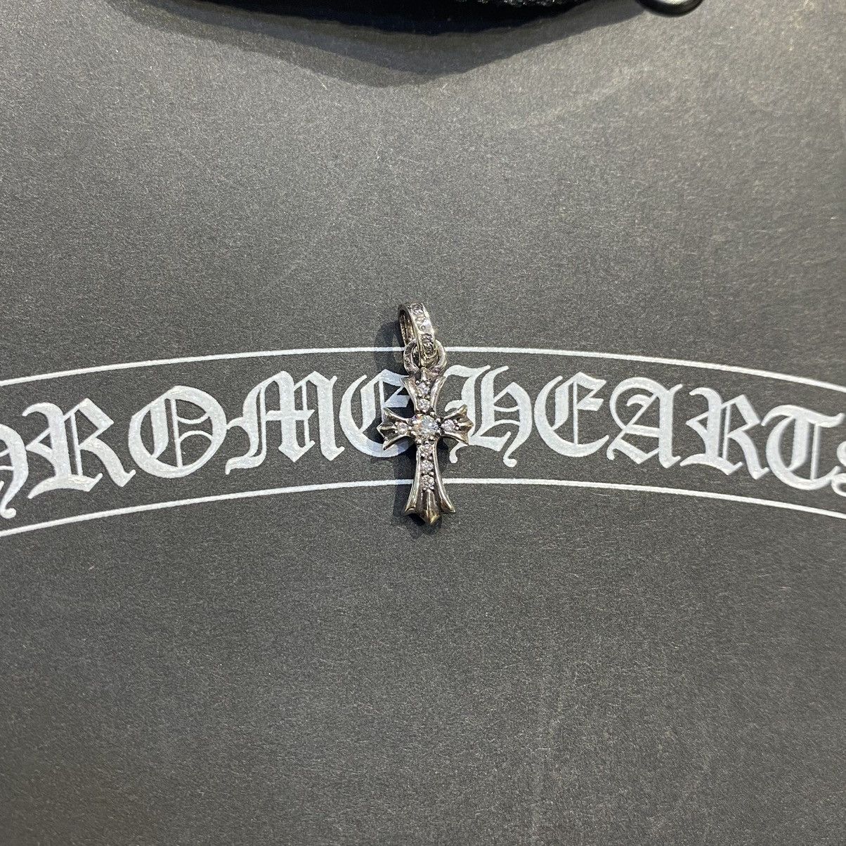 Chrome Hearts Chrome Hearts Cross baby fat sliver charm diamond Size ONE SIZE - 3 Thumbnail