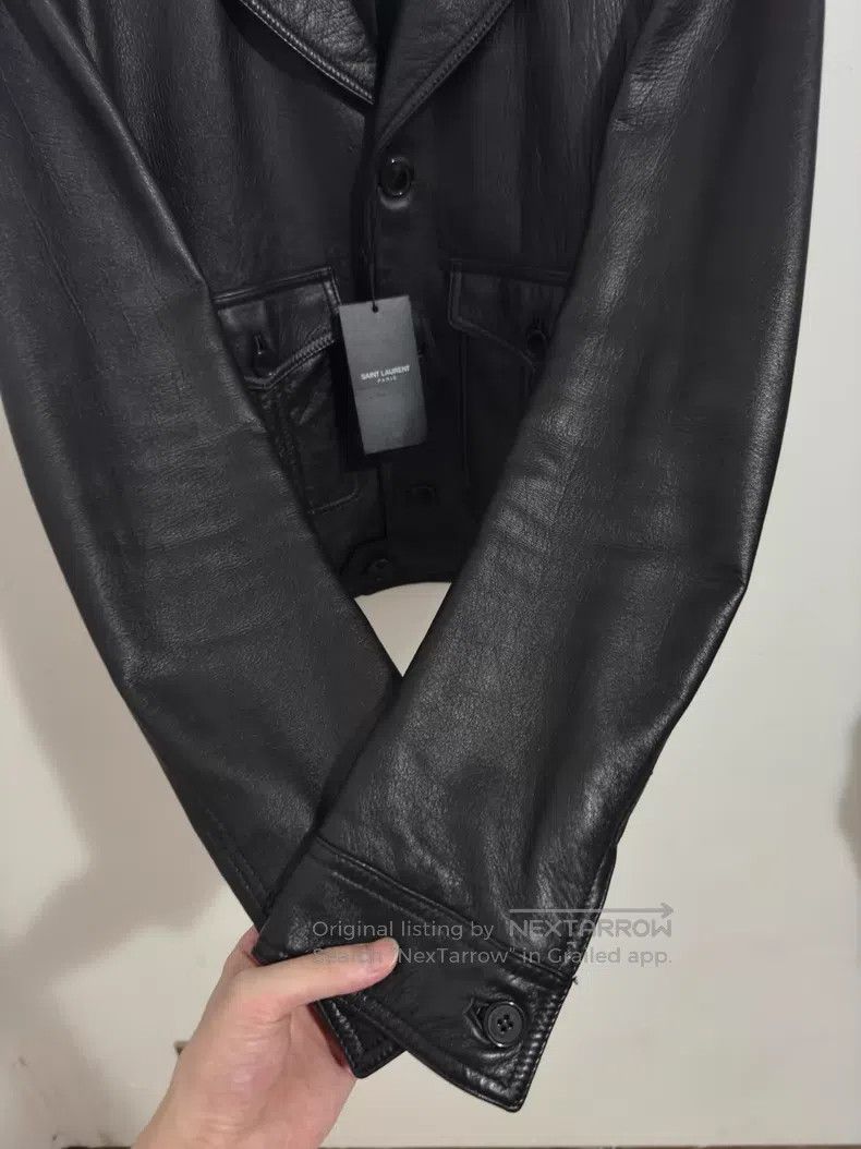Saint Laurent Paris Saint Laurent Paris Lamb Fur Revere Collar Double Pocket L Size US S / EU 44-46 / 1 - 4 Thumbnail