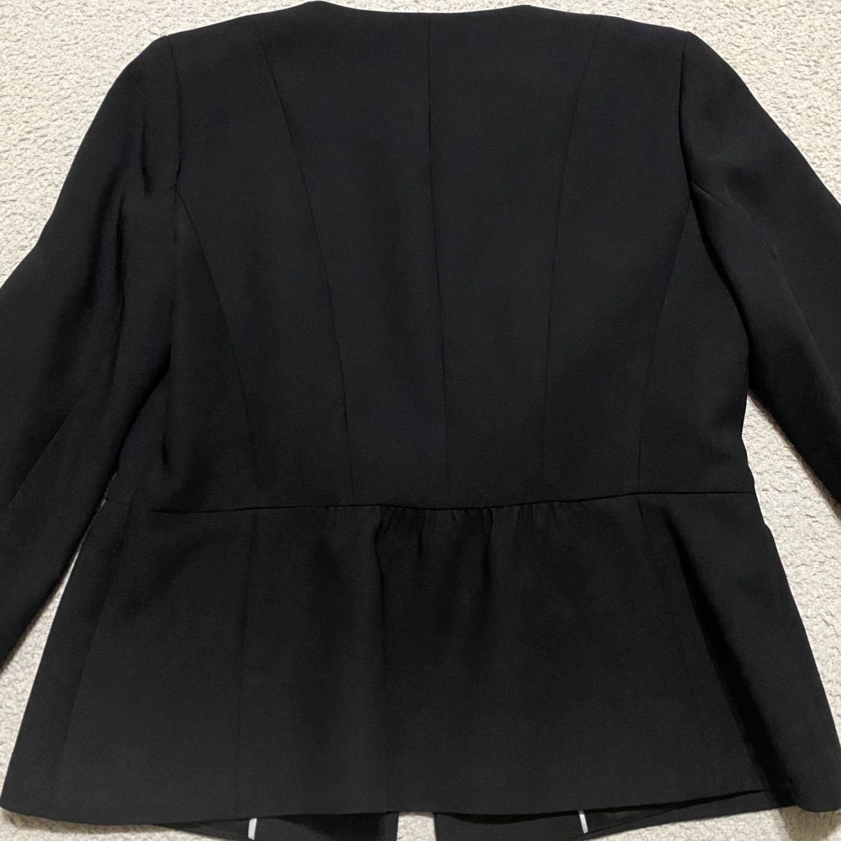Talbots Talbots Blazer Woman Regular Size 2 Black Lined Short Jacket Pockets Classic Preppy Vintage: No Size XS / US 0-2 / IT 36-38 - 2 Thumbnail