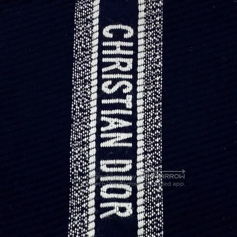 Dior Dior Color-blocking logo jacquard old flower wool tassel s Size ONE SIZE - 4 Thumbnail