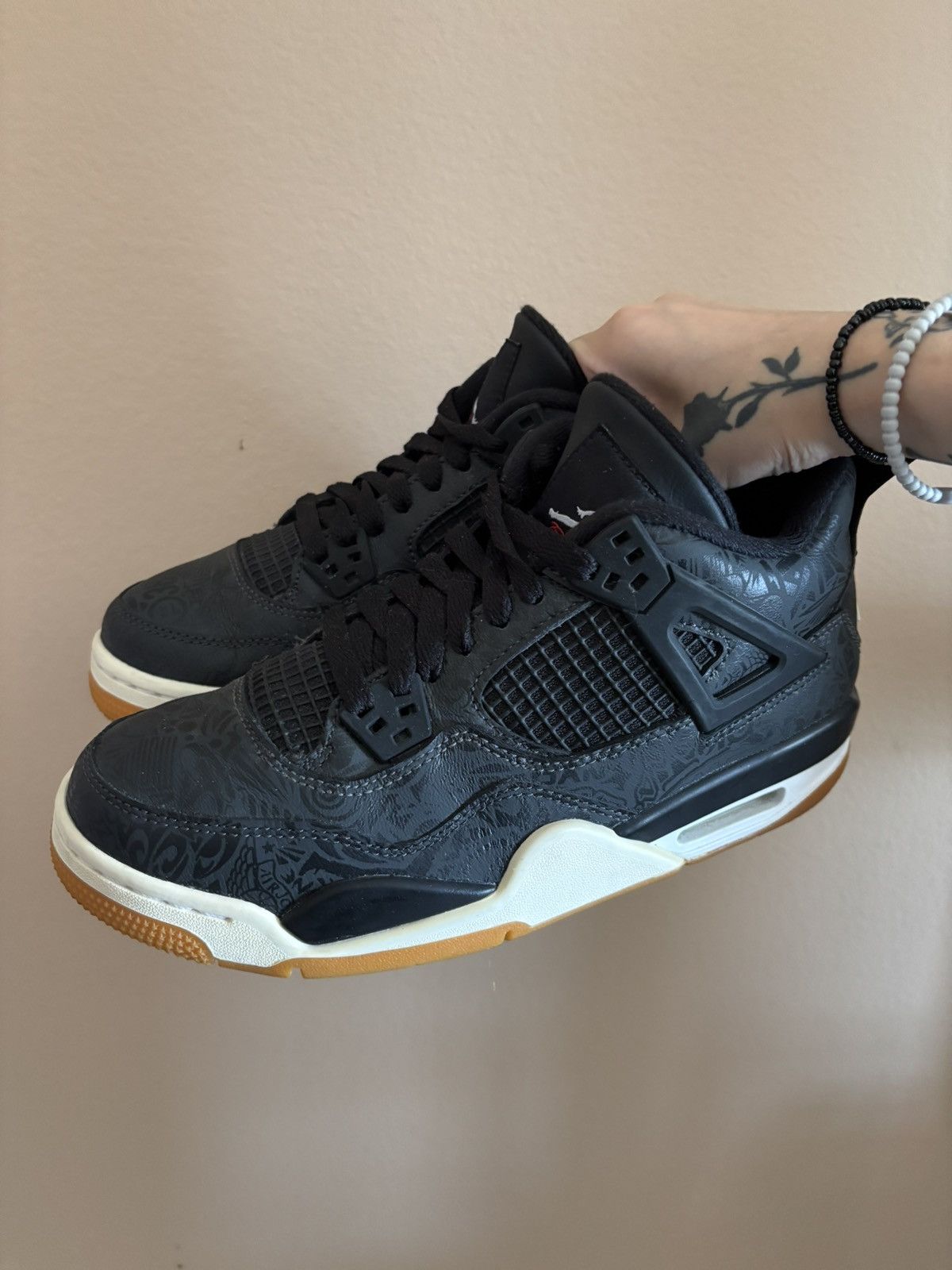 Jordan Brand Air Jordan 4 Retro GS 'Laser' Size US 6.5 / EU 39-40 - 6 Thumbnail