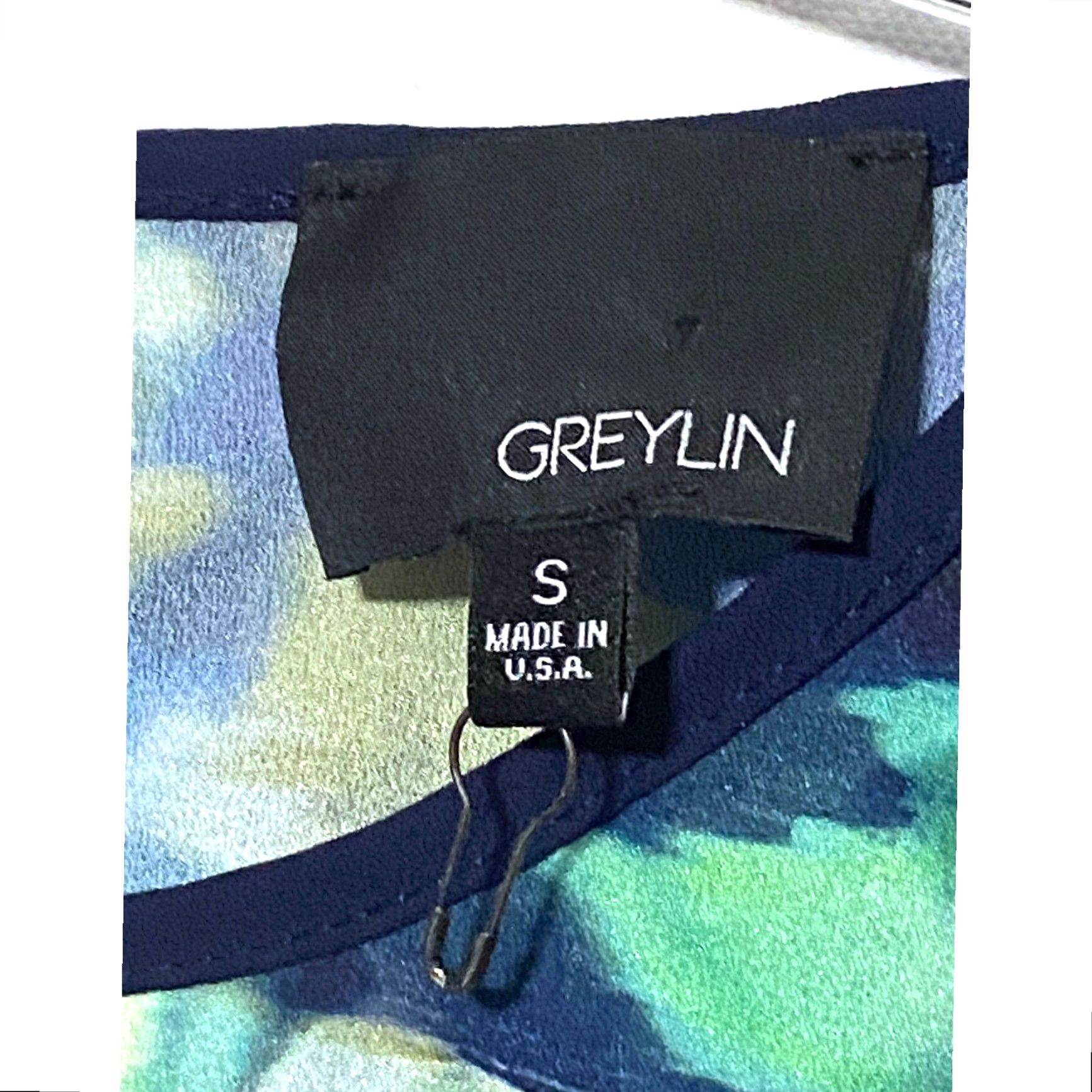 Vintage Greylin Dress S Forest Fairy Grunge Boho Art To Wear Tie Dye Whimsy Dress Short Sleeves Pullover A-Line Pattern Tie Dye Womens S Blue Size S / US 4 / IT 40 - 5 Thumbnail