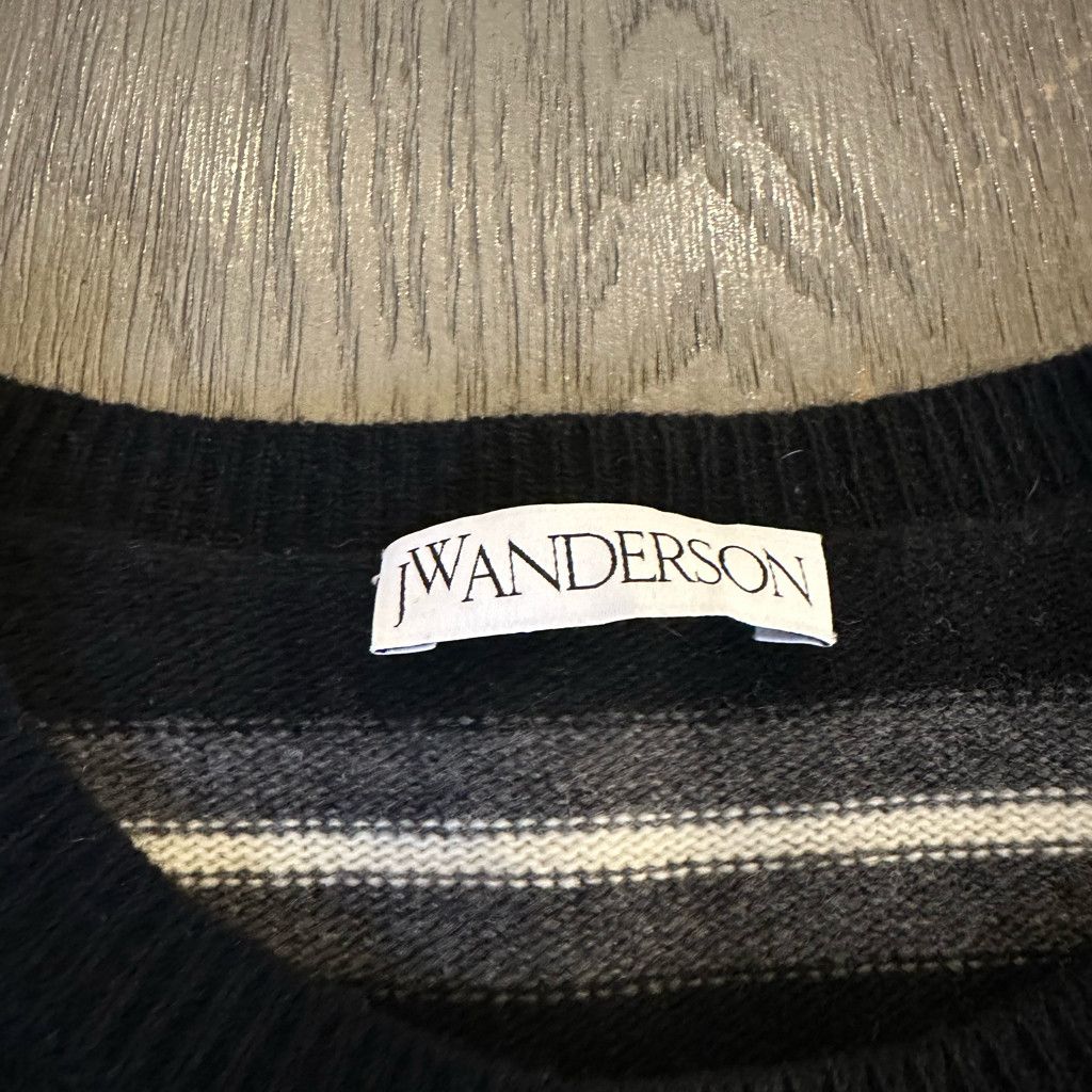 JW Anderson JW Anderson Logo Patch Stripe Crew Knit Size S / US 4 / IT 40 - 4 Thumbnail