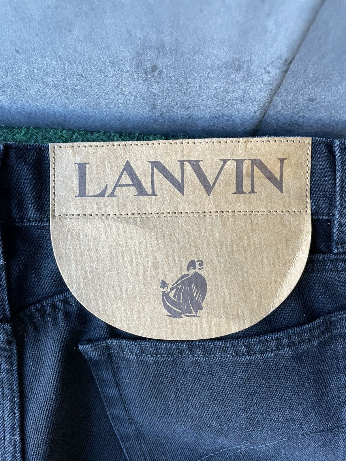 Gallery Dept. × Lanvin VERY CLEAN GALLERY DEPT. X LANVIN BLACK DENIM PANTS SIZE 30 Size US 30 / EU 46 - 17 Thumbnail